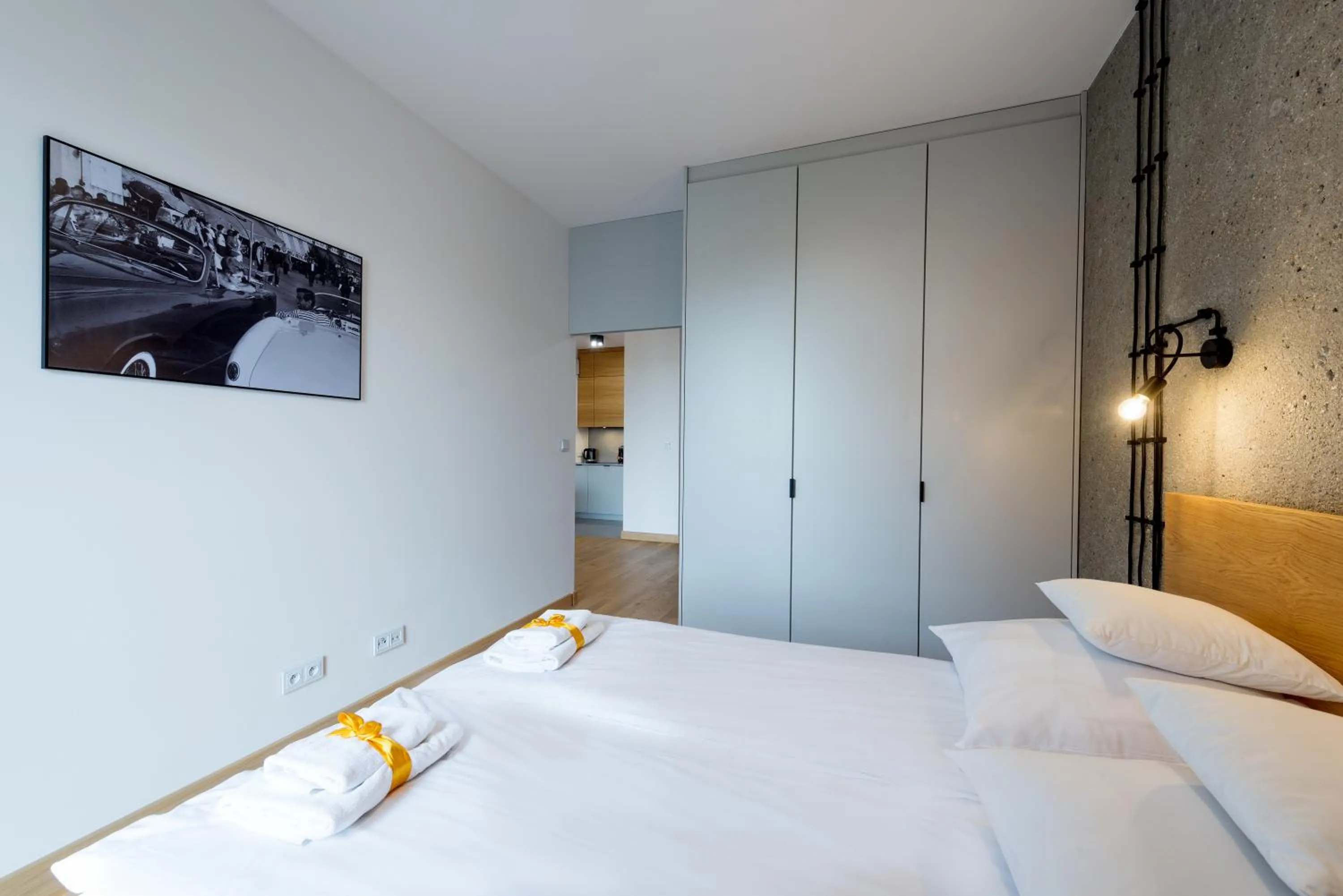 Bedroom, Bed in GO Apartments - ApartHotel