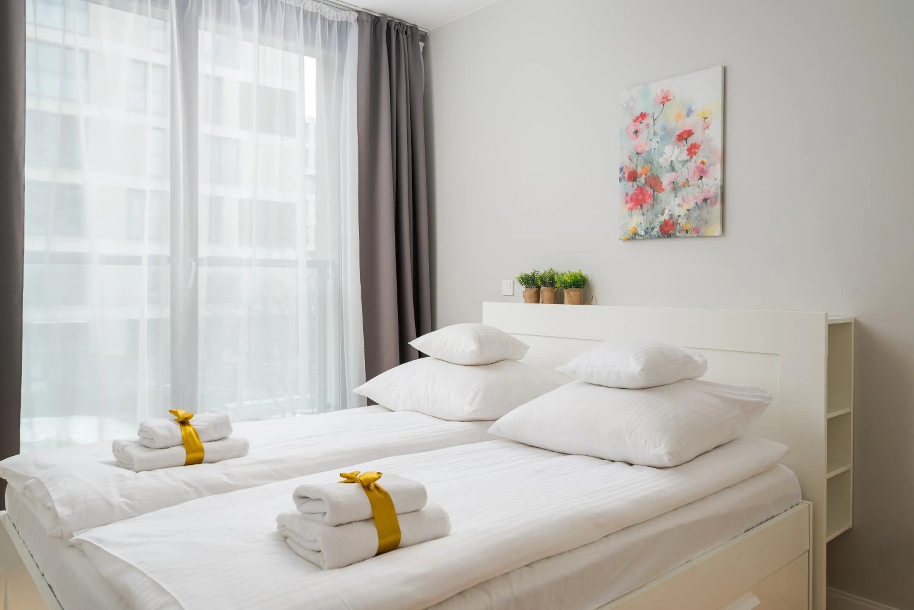 Bedroom, Bed in GO Apartments - ApartHotel