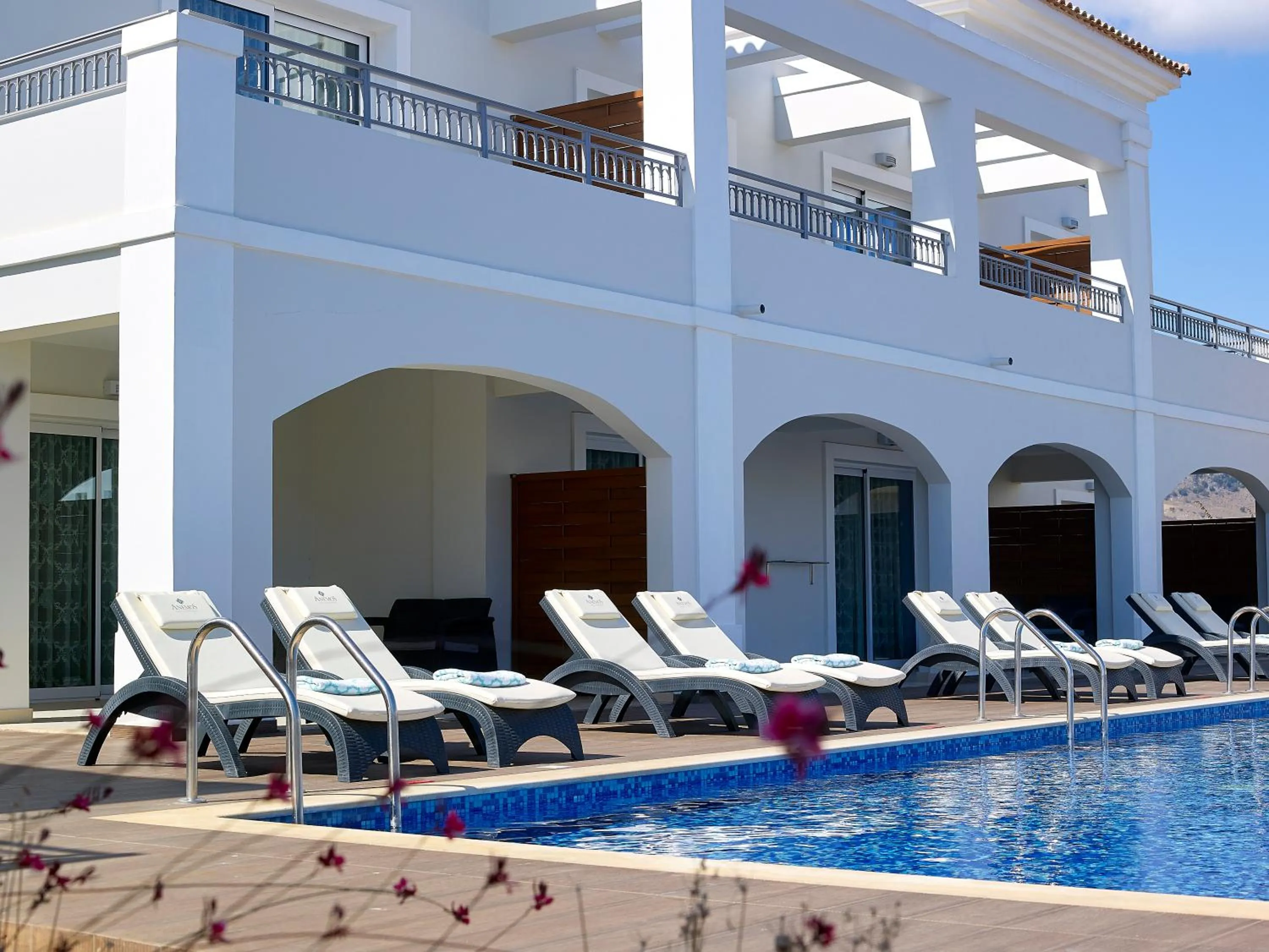 Swimming pool in Anemos Luxury Grand Resort