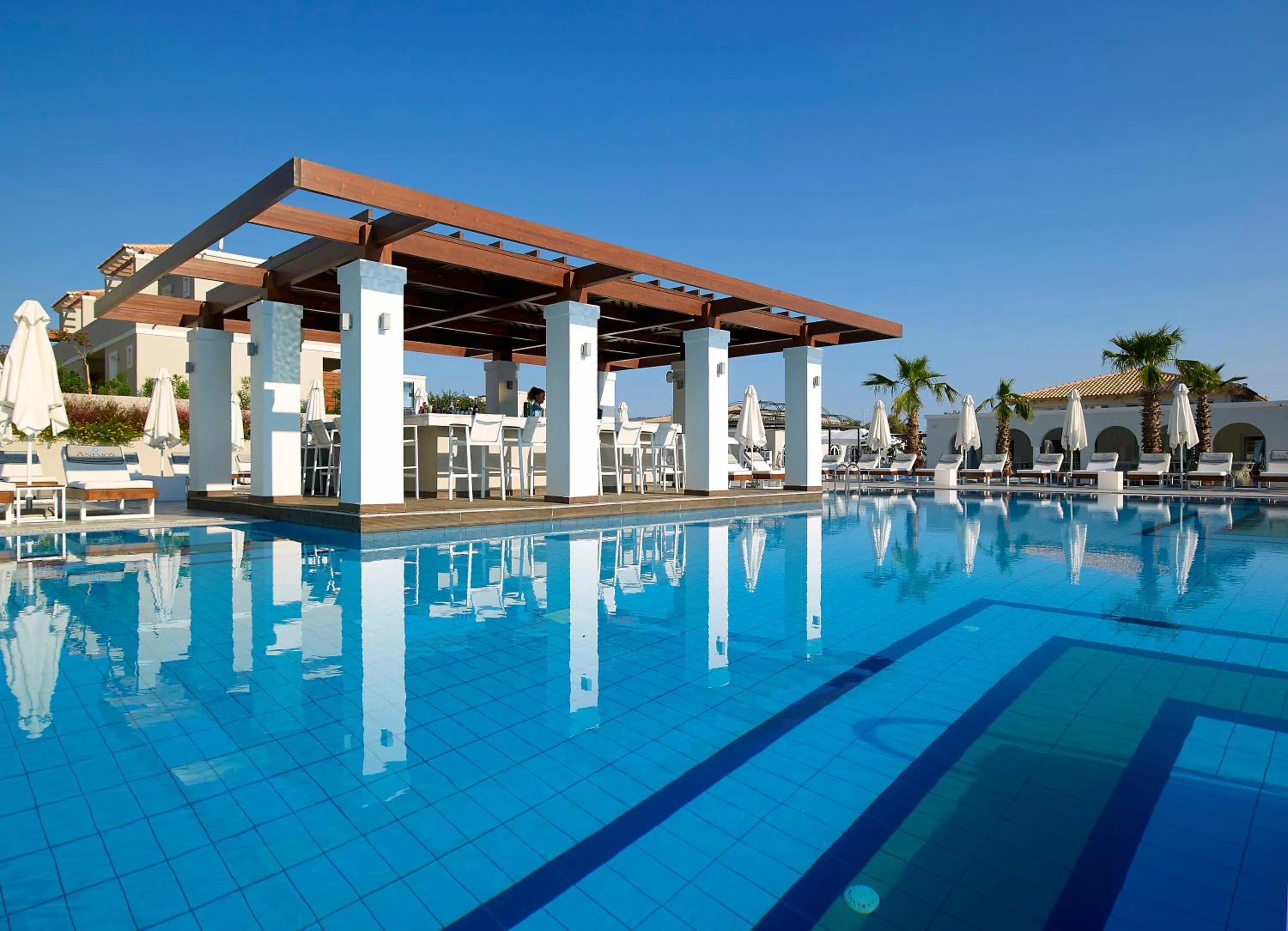 Swimming pool in Anemos Luxury Grand Resort
