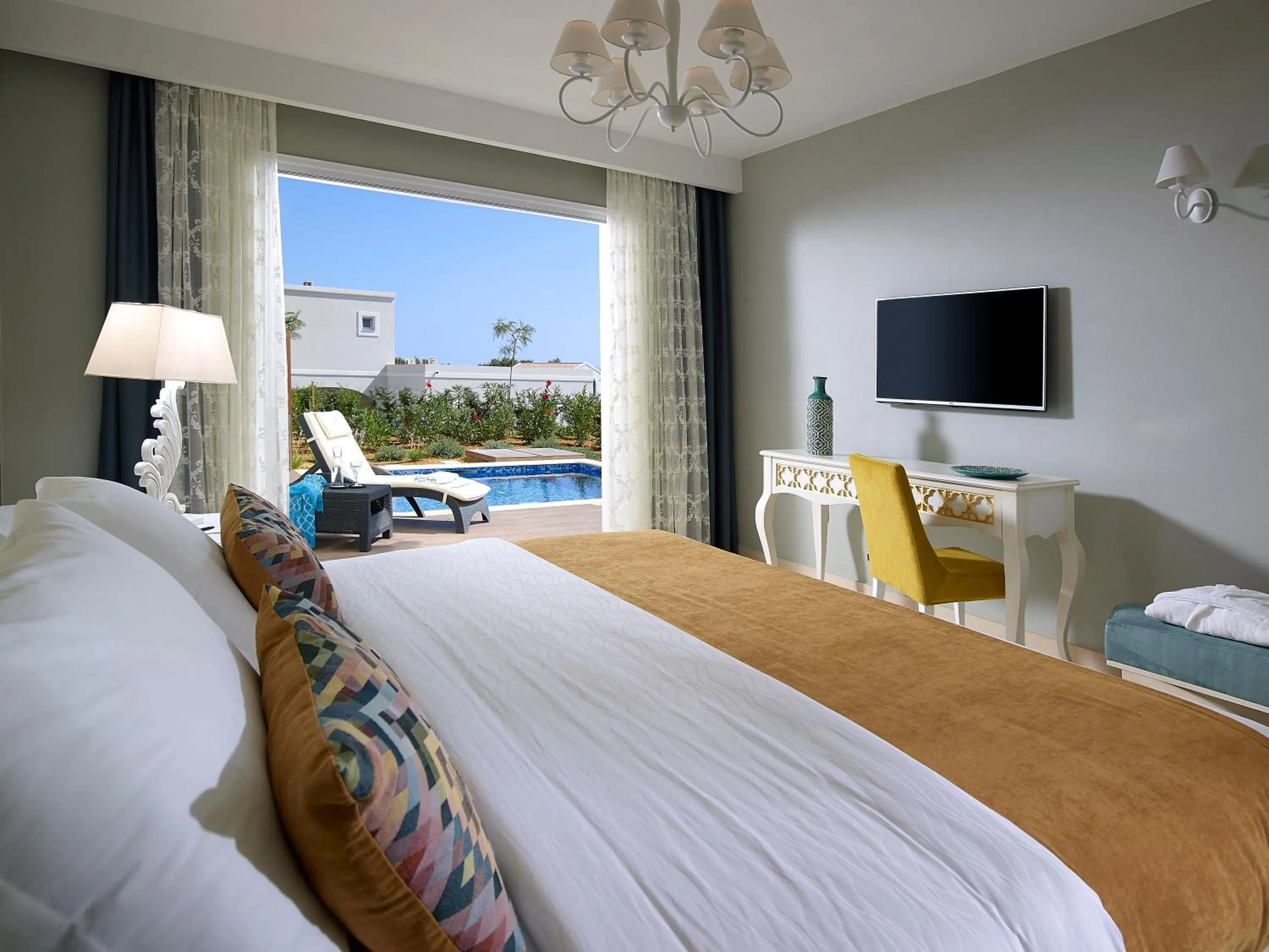 Bedroom, Bed in Anemos Luxury Grand Resort