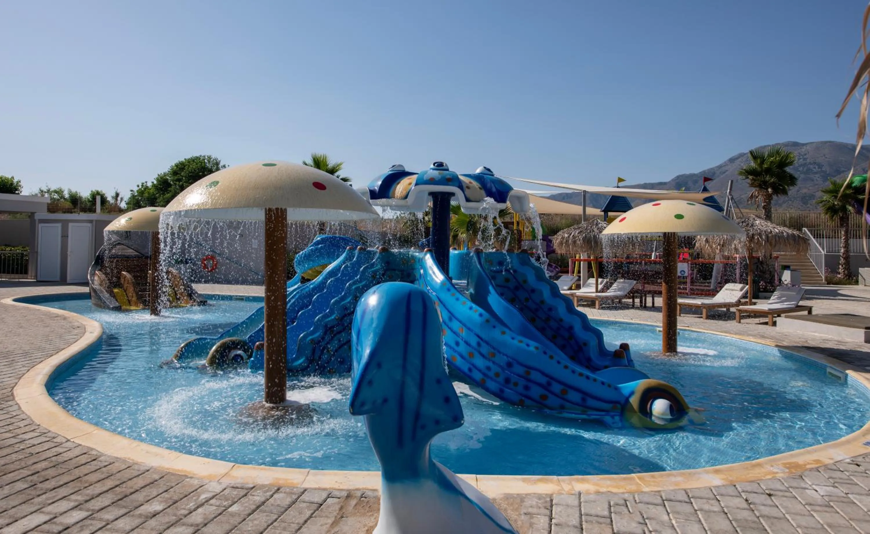 Aqua park in Anemos Luxury Grand Resort