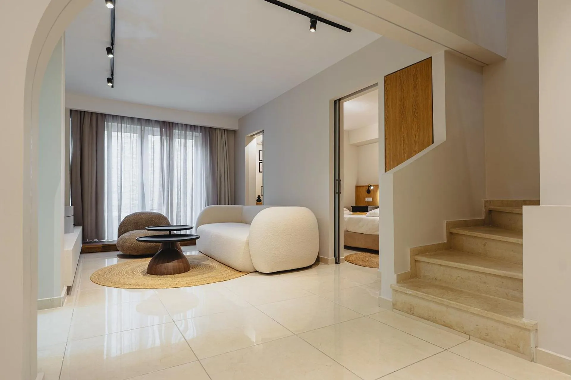 Living room in Anemos Luxury Grand Resort