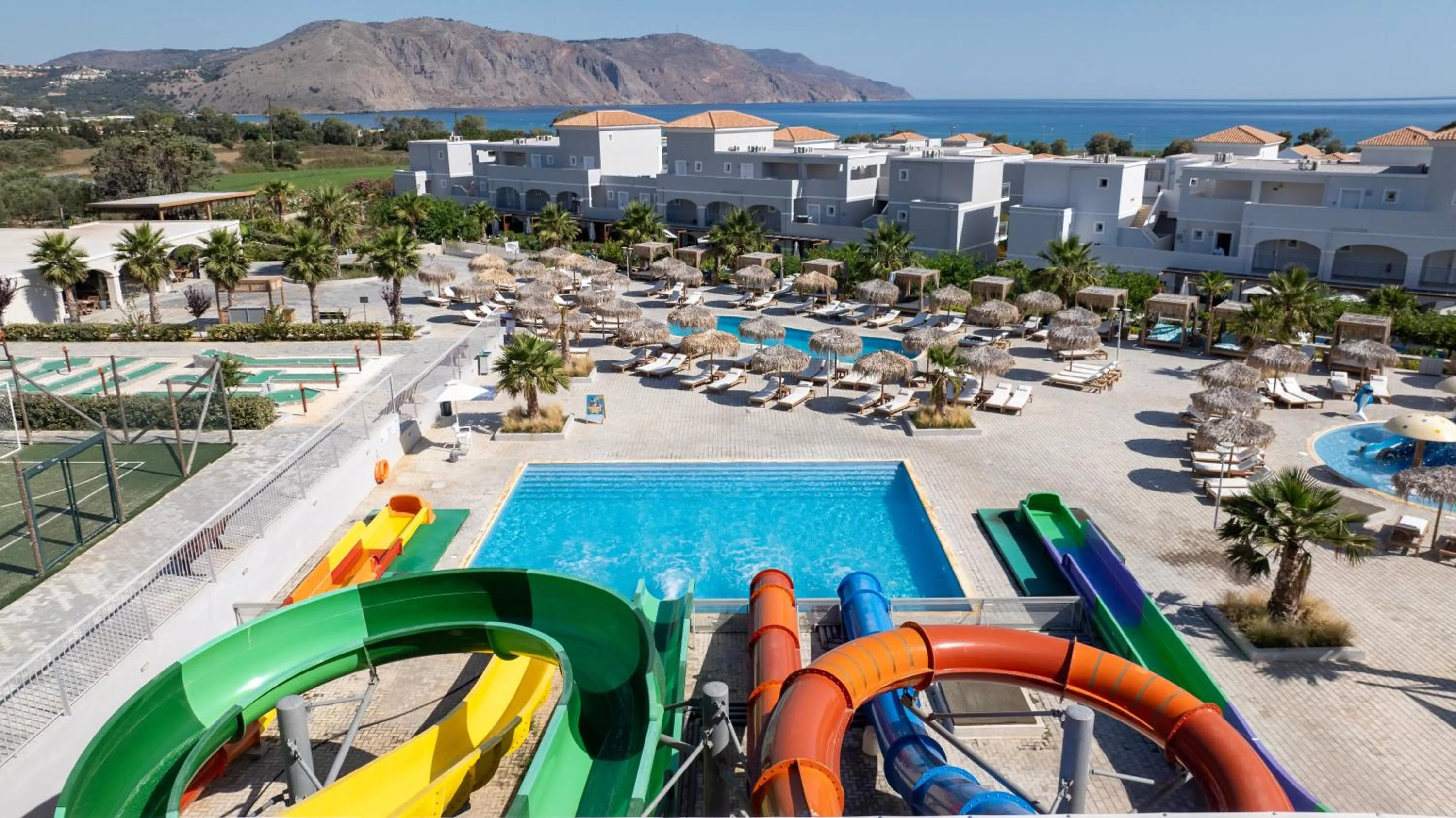 Aqua park in Anemos Luxury Grand Resort