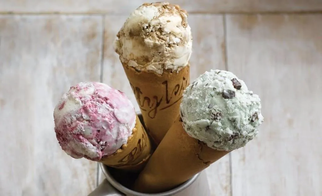 Food close-up in The Five Dials Inn