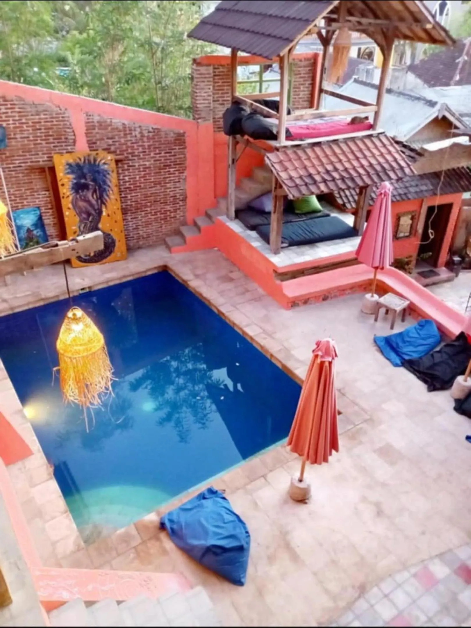 Swimming pool in Gili La Boheme
