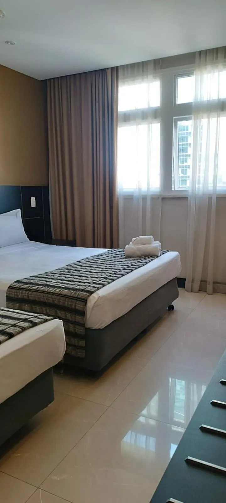 Bed in Hotel Atlântico Tower