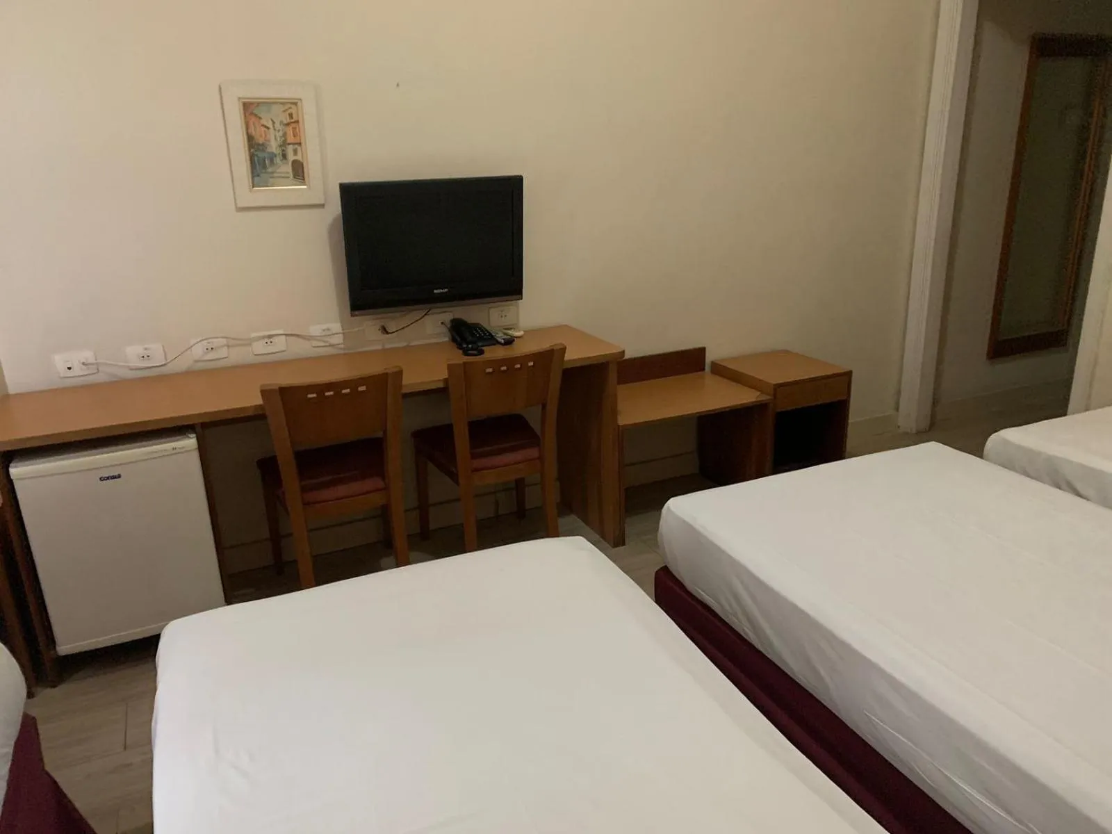 Bed in Hotel Atlântico Tower