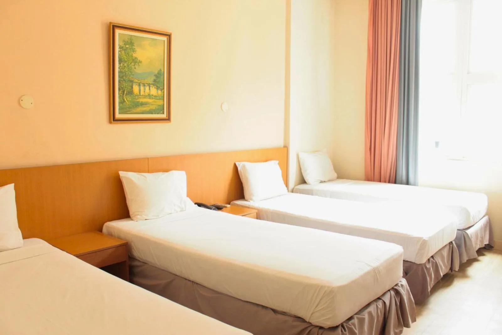 Bed in Hotel Atlântico Tower