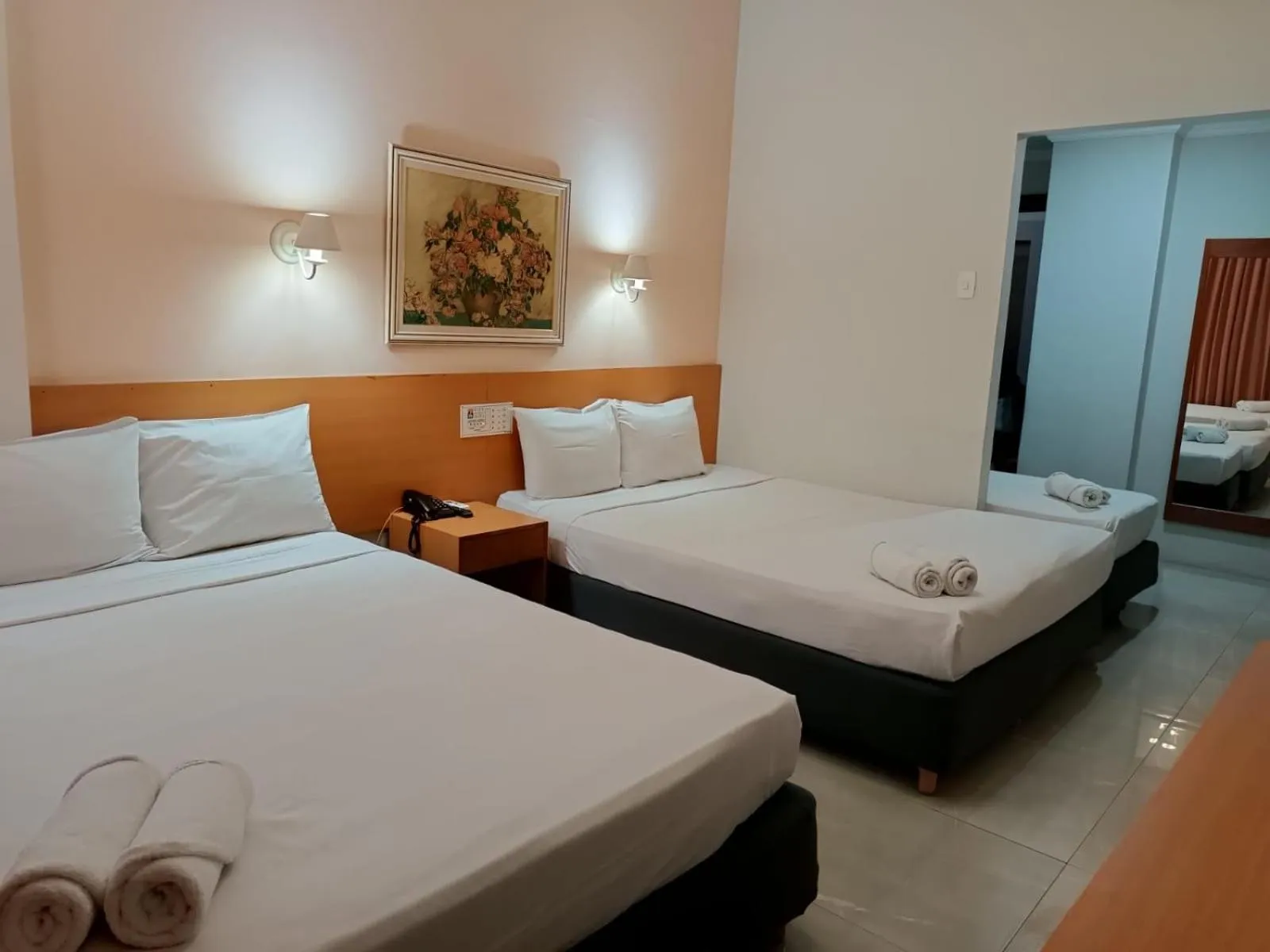 Bed in Hotel Atlântico Tower