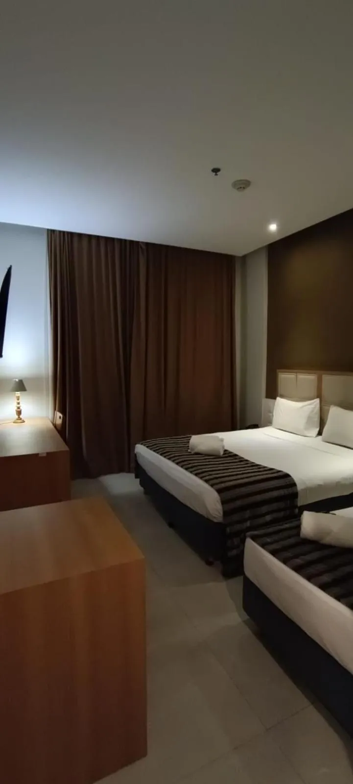 Bed in Hotel Atlântico Tower