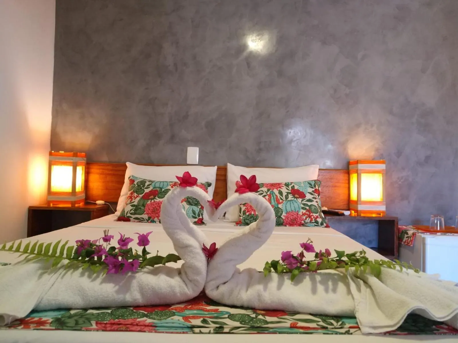 Bed in Pousada Mar Mai