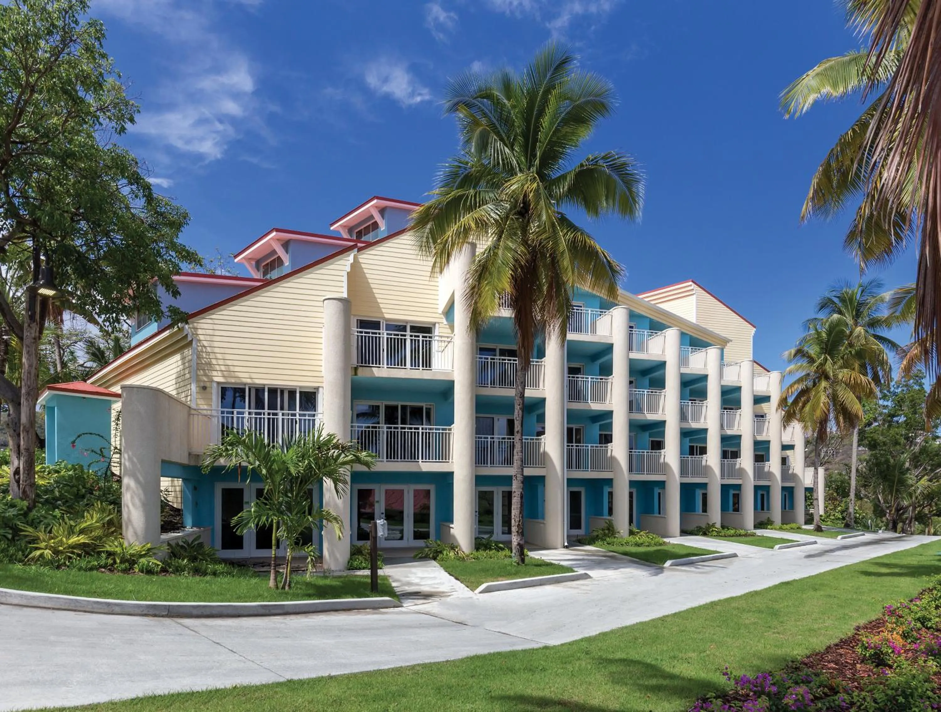 Facade/entrance in Margaritaville Vacation Club - St Thomas