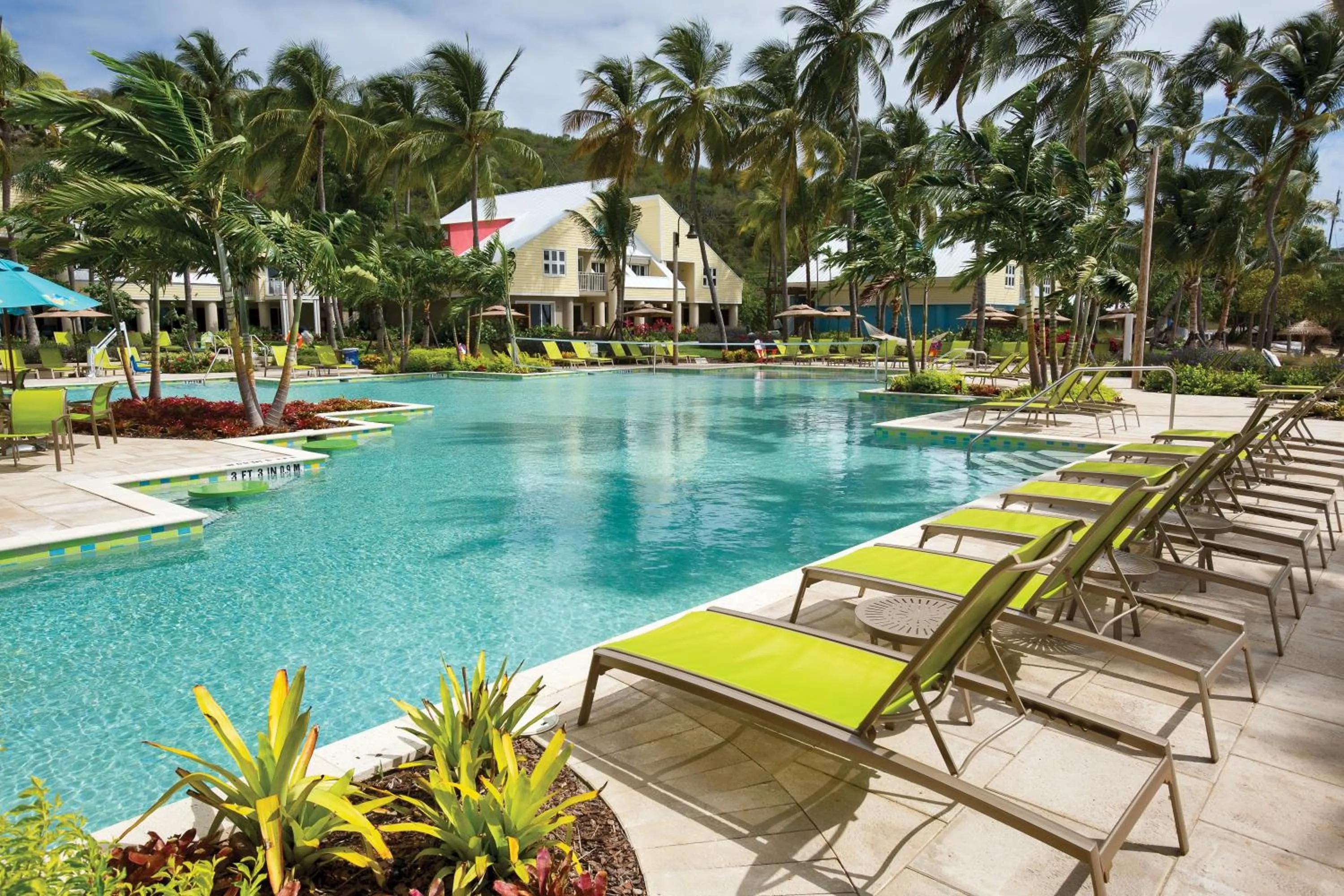 Swimming pool in Margaritaville Vacation Club - St Thomas