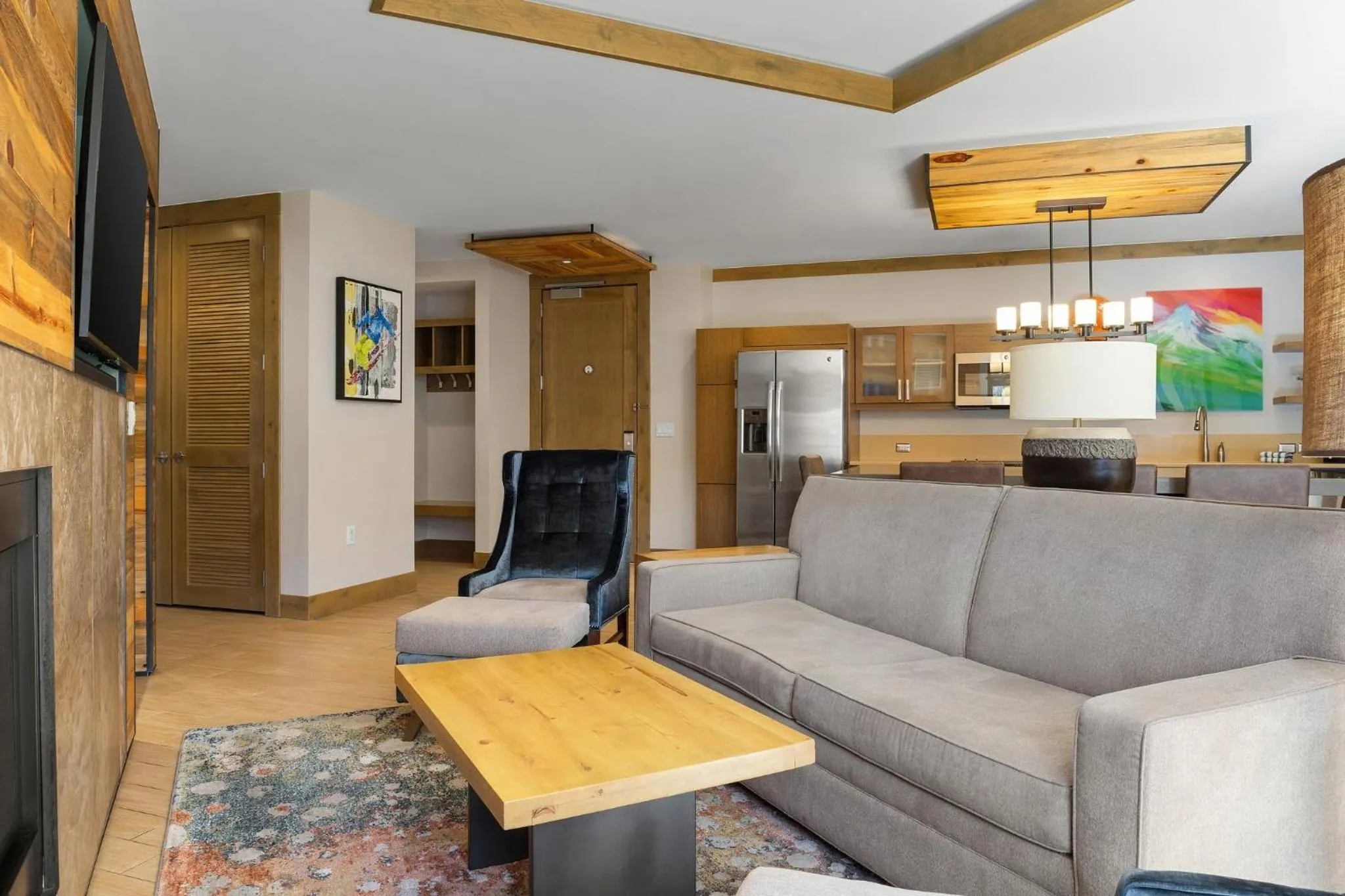 Living room in Club Wyndham Resort at Avon