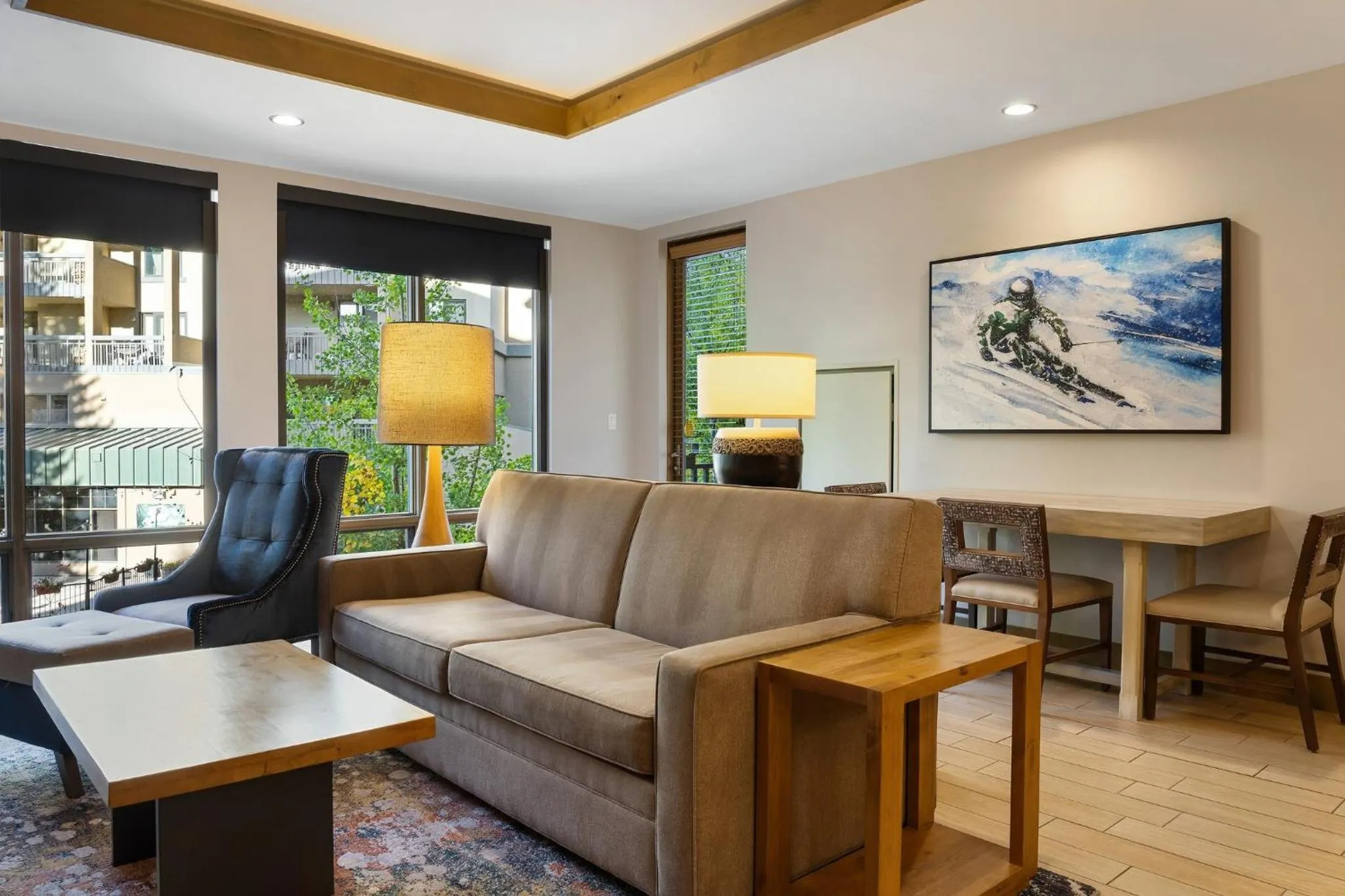 Living room in Club Wyndham Resort at Avon