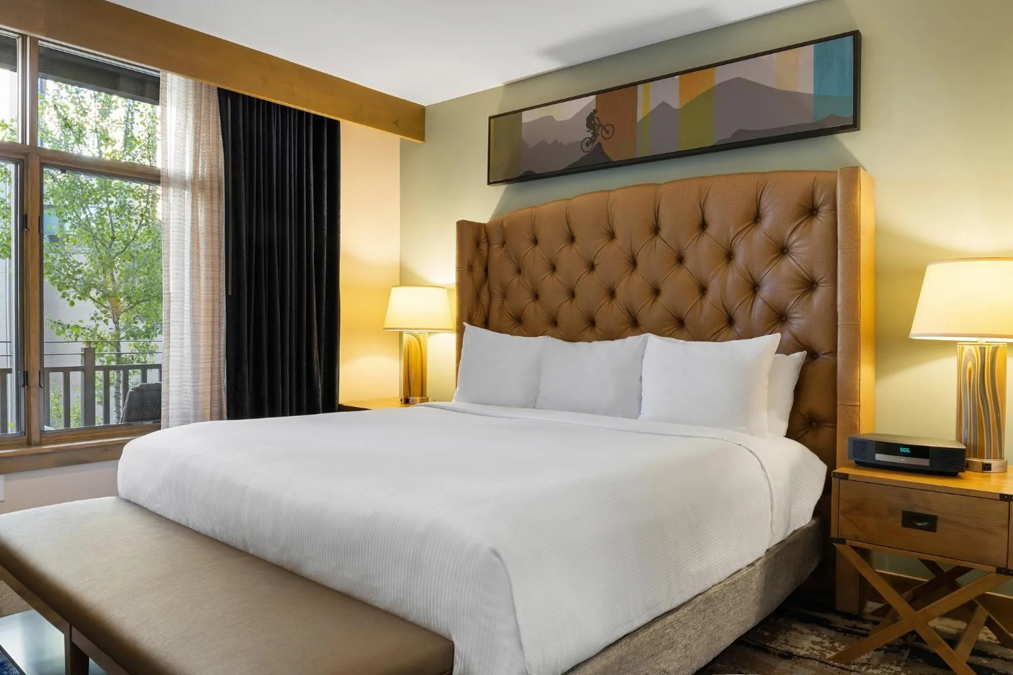 Bedroom, Bed in Club Wyndham Resort at Avon