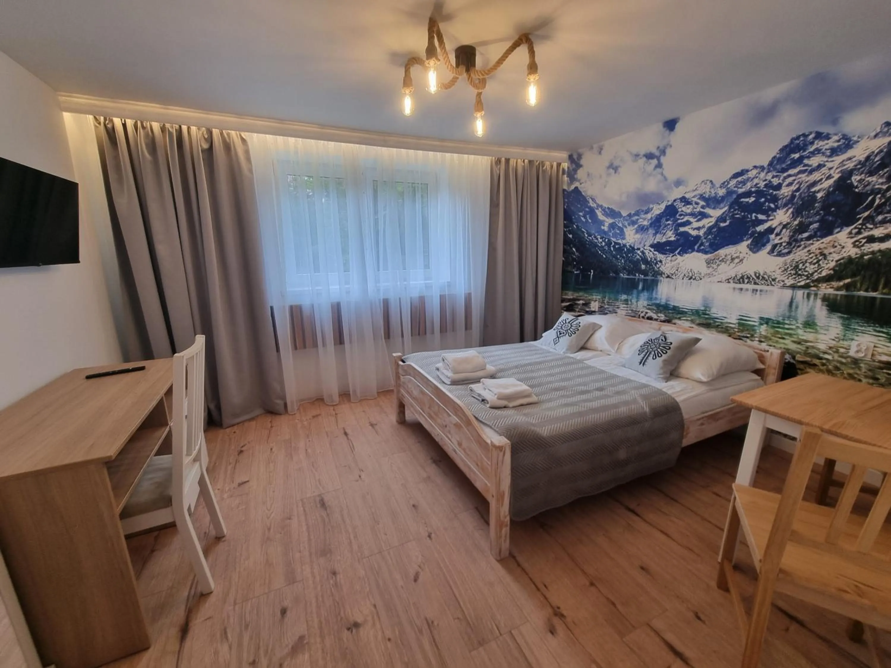 Living room, Bed in Willa Antałówka Apartamenty