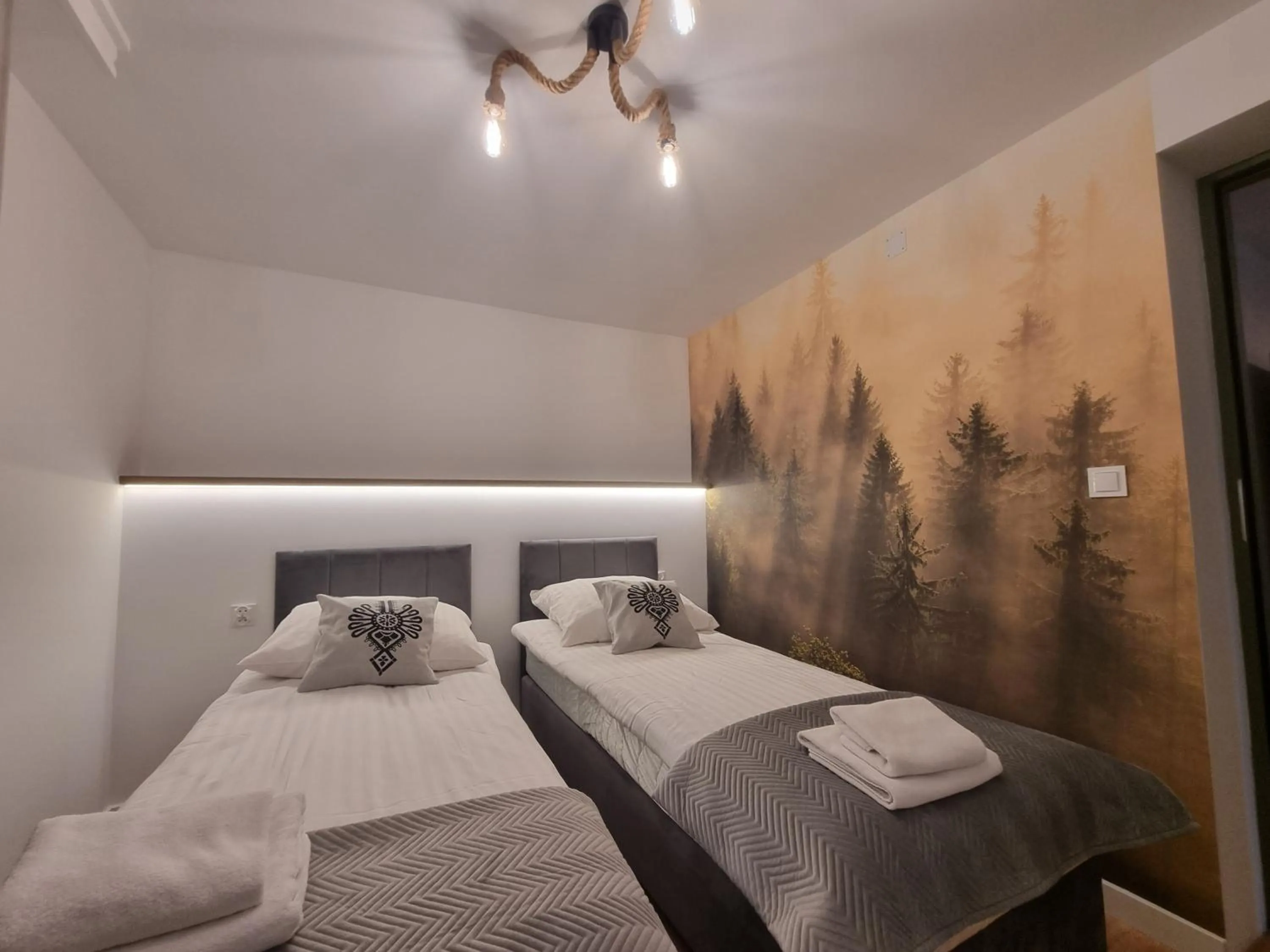 Bed in Willa Antałówka Apartamenty