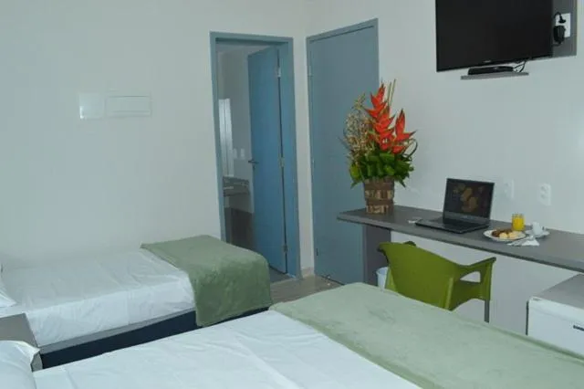 Bed in Pajuçara Hotel Express