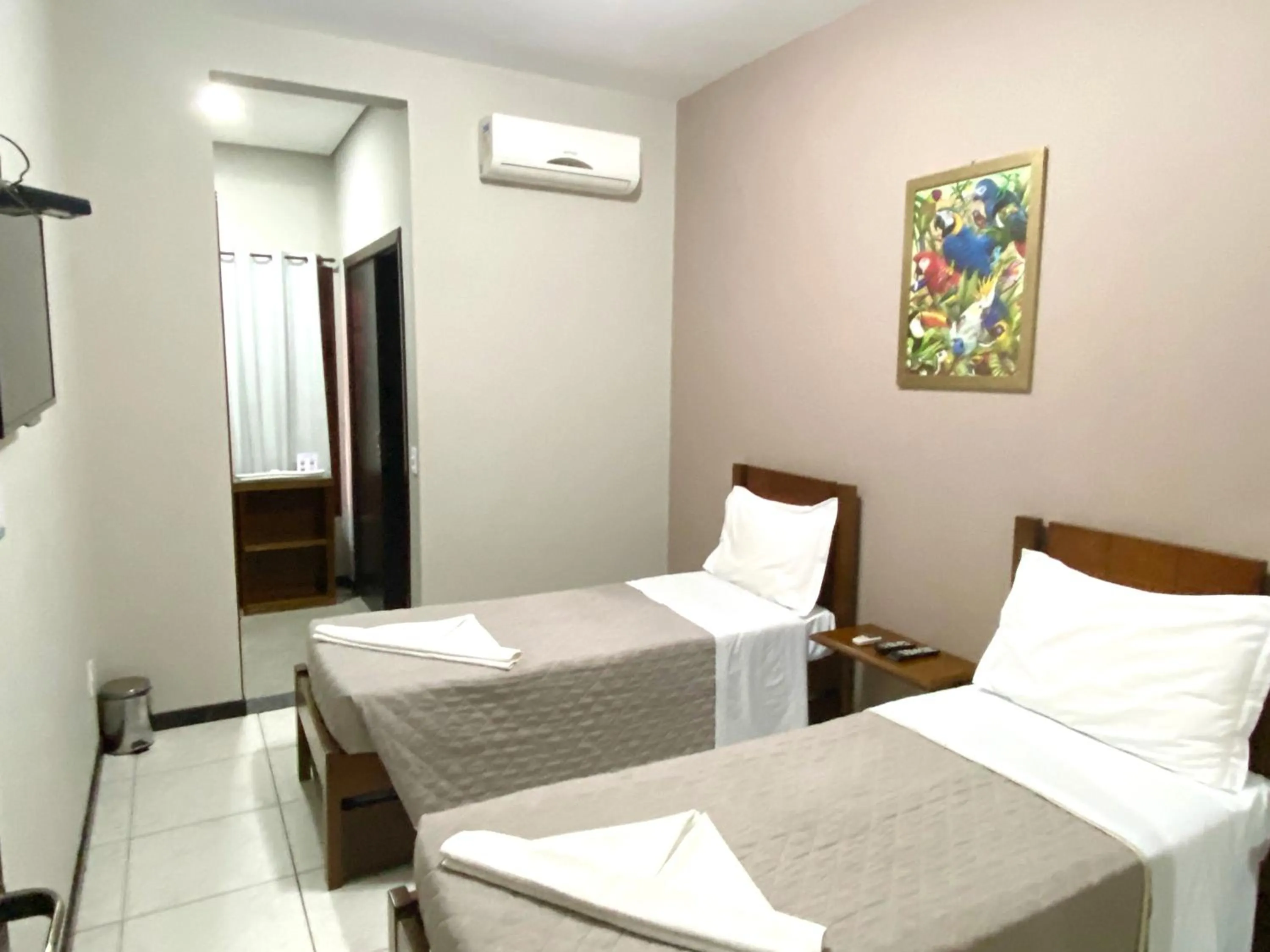 Bed in Pousada Canasvieiras