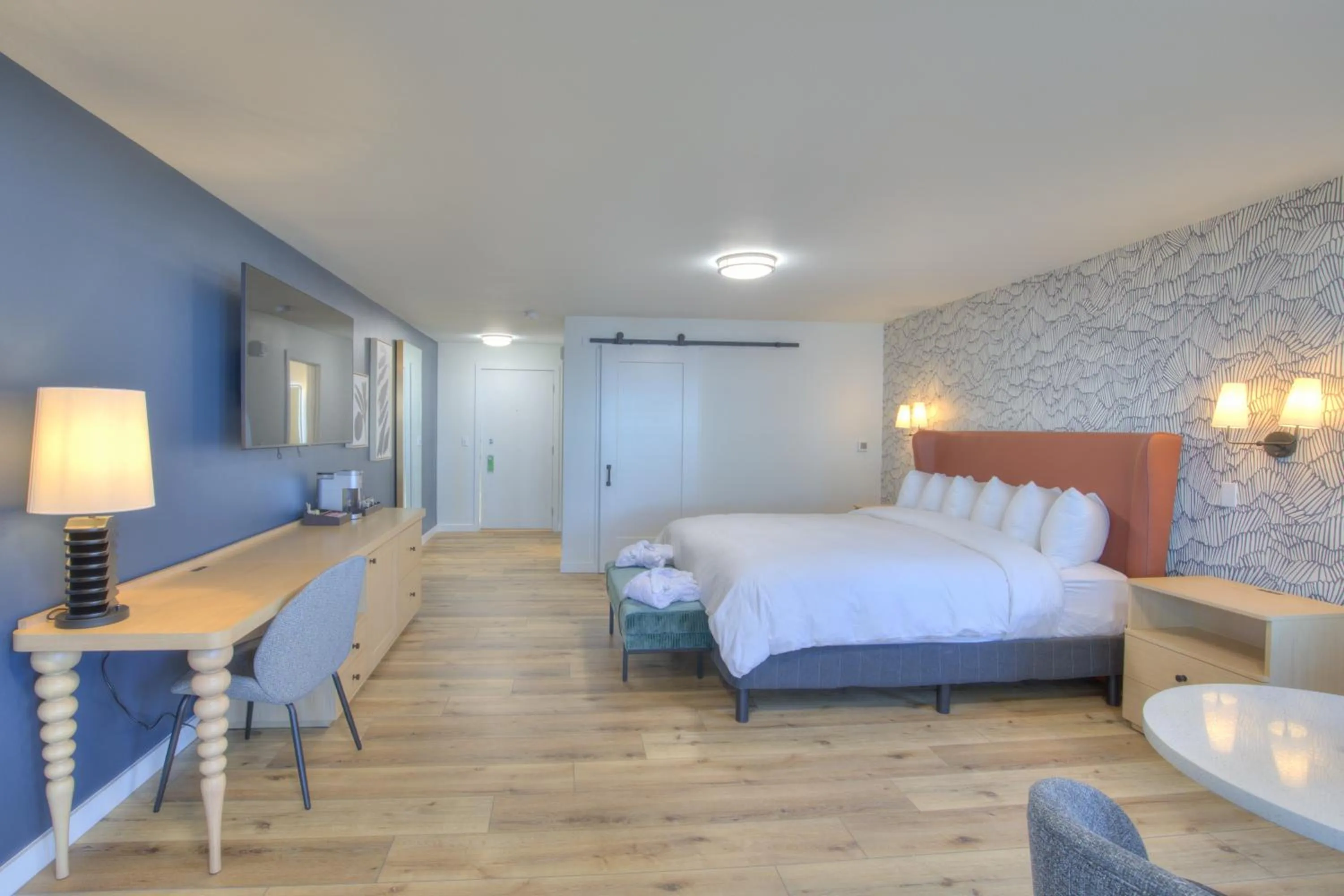 Bed in Ocean Crest Resort