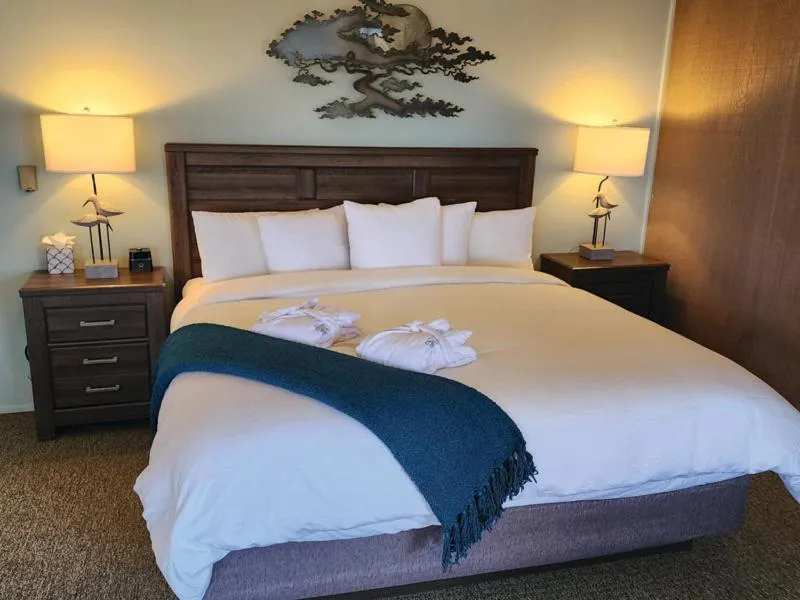 Bed in Ocean Crest Resort