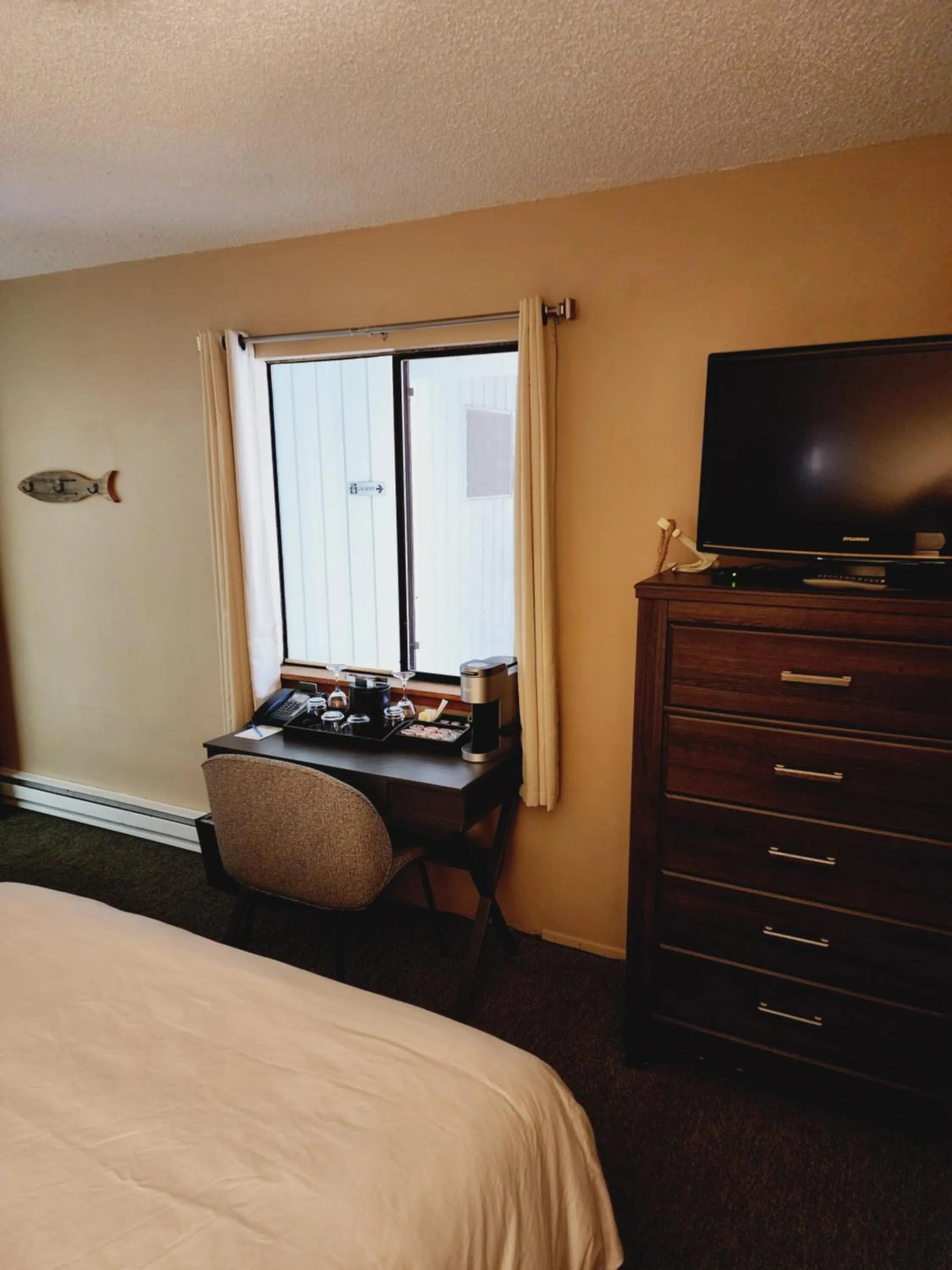 Bed in Ocean Crest Resort