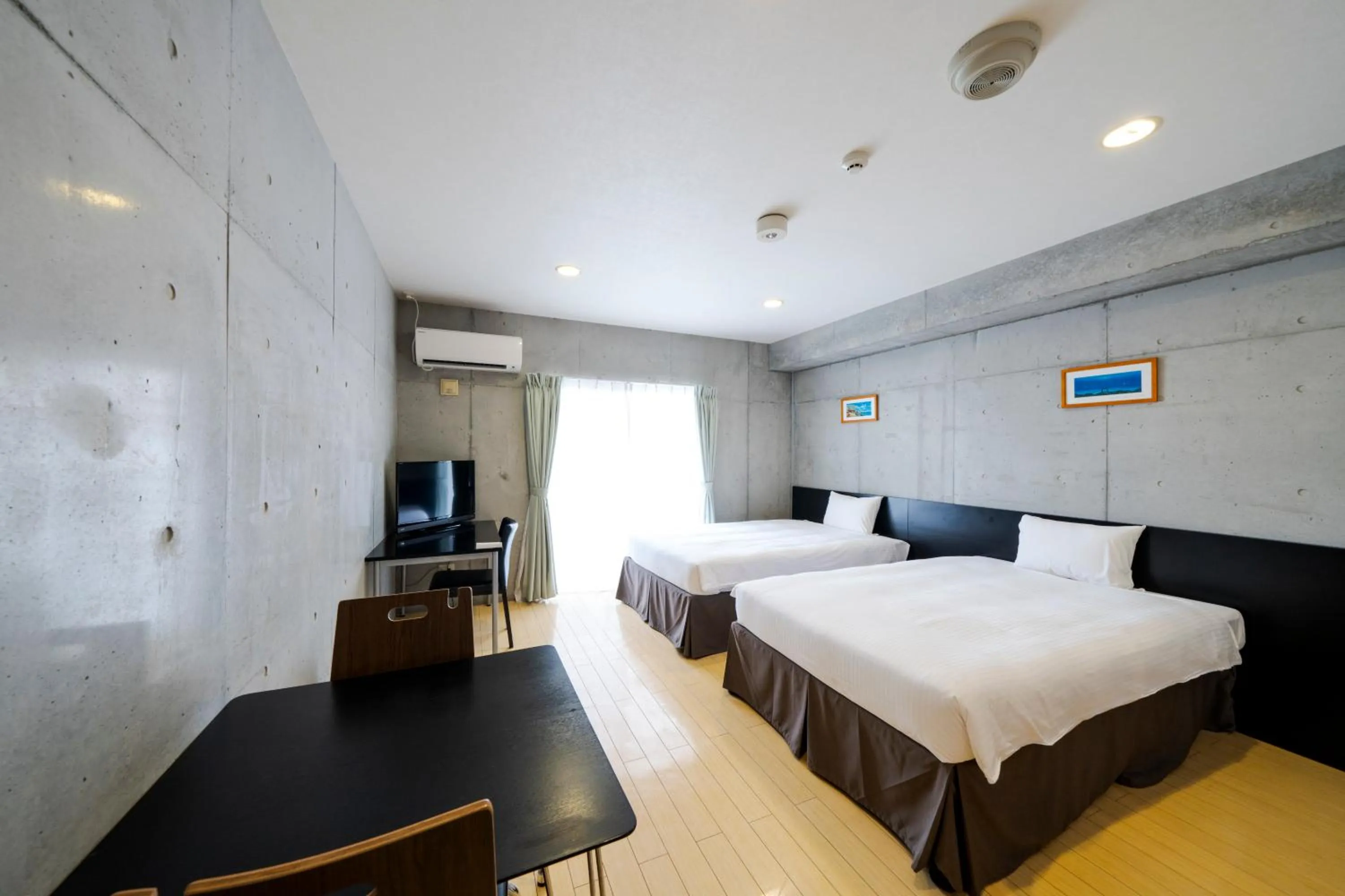 Photo of the whole room, Bed in NAHA-WEST INN