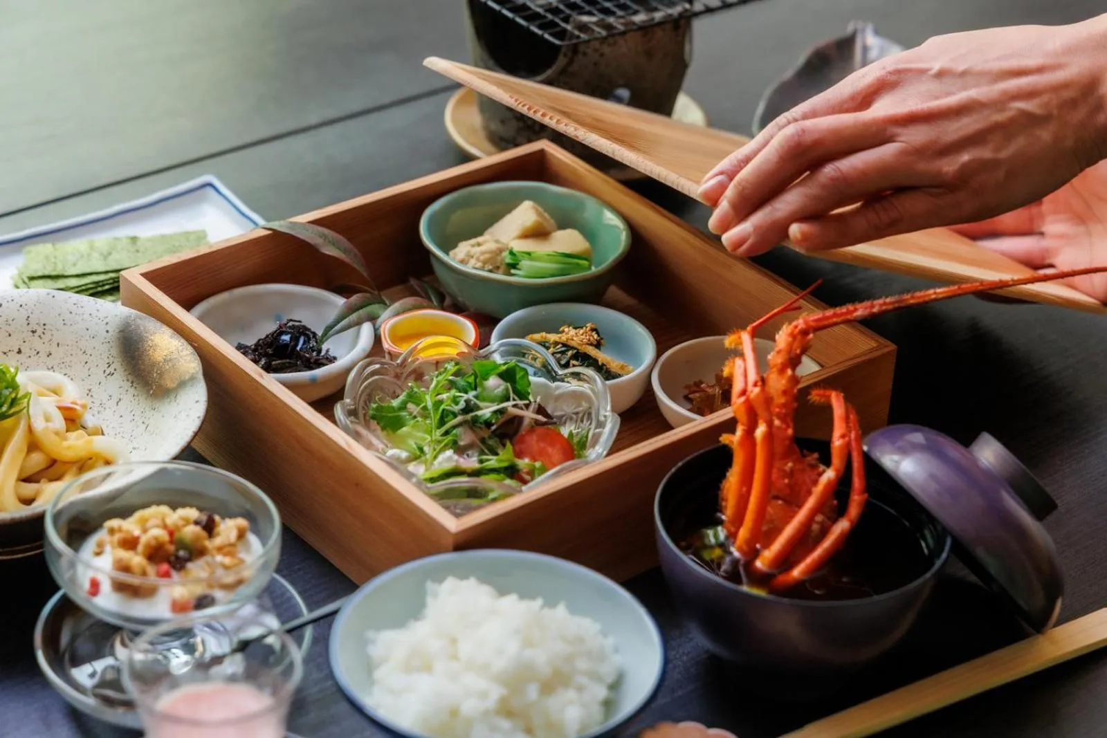 Breakfast in Ise-Shima Ohtaya Healing Stay