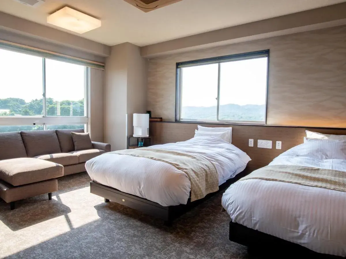 Twin Room with Mountain View in Ise-Shima Ohtaya Healing Stay Twin Room with Mountain View in Ise-Shima Ohtaya Healing Stay