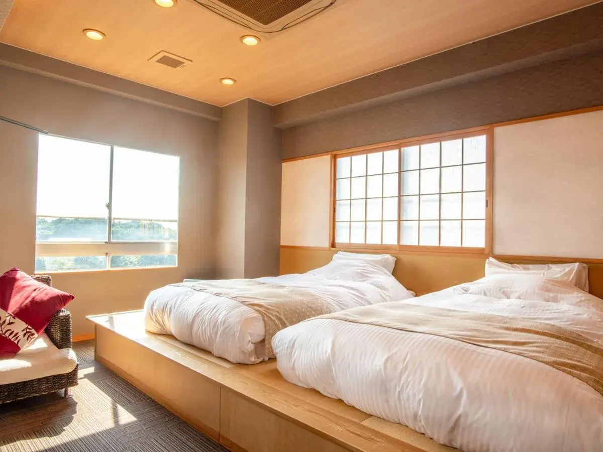 Deluxe Twin Room (6F) in Ise-Shima Ohtaya Healing Stay Deluxe Twin Room (6F) in Ise-Shima Ohtaya Healing Stay