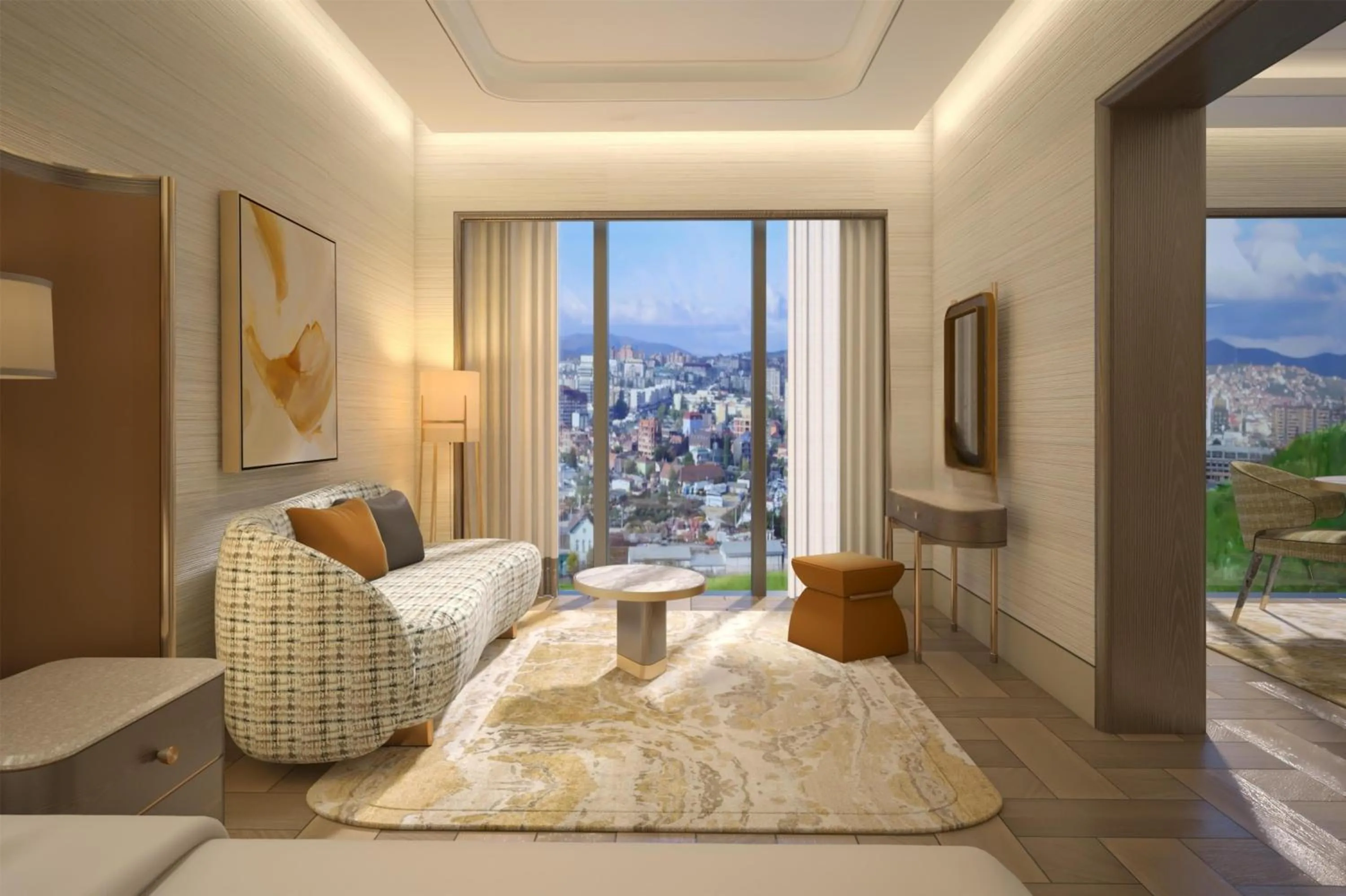 One-Bedroom Corner King Suite in Hilton Prishtina