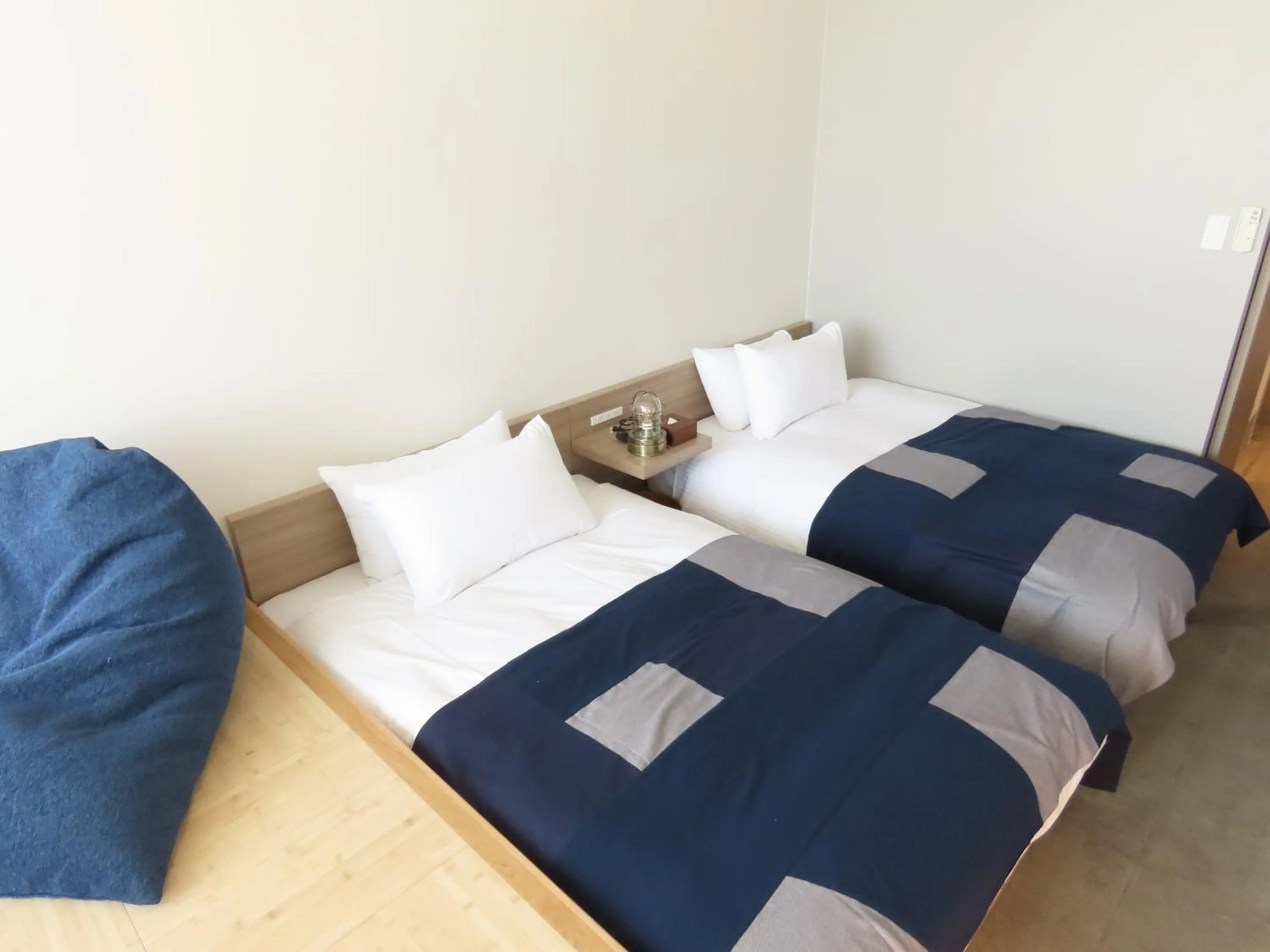 Bed in Osaka Hokko Marina HULL