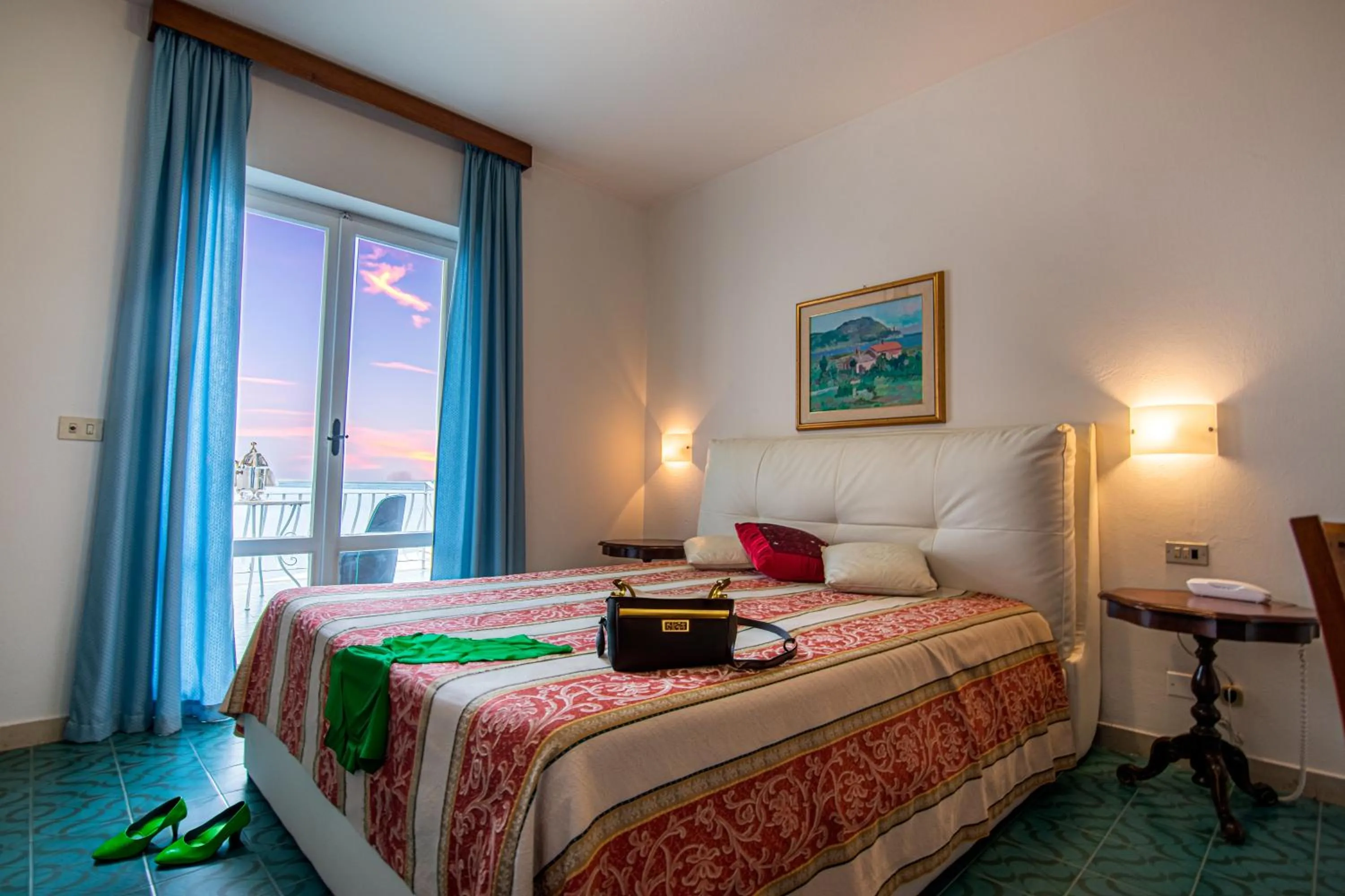 Bedroom, Bed in Hotel Vittoria