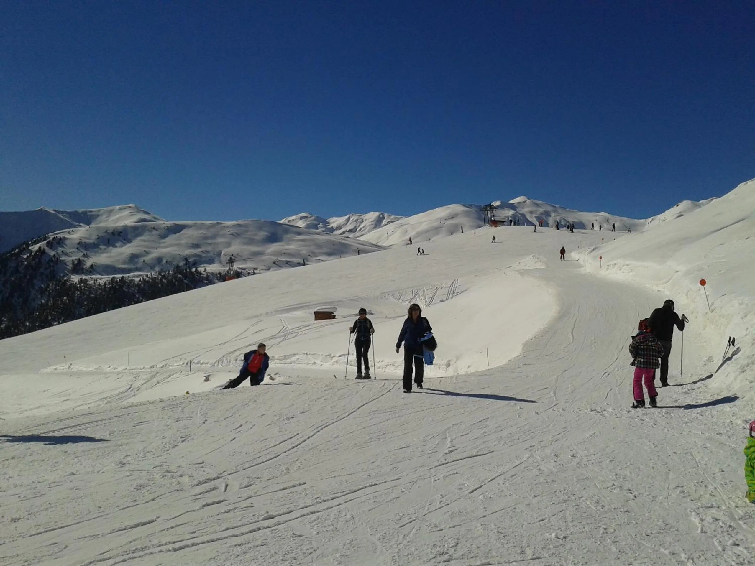 Skiing in Pension Florian