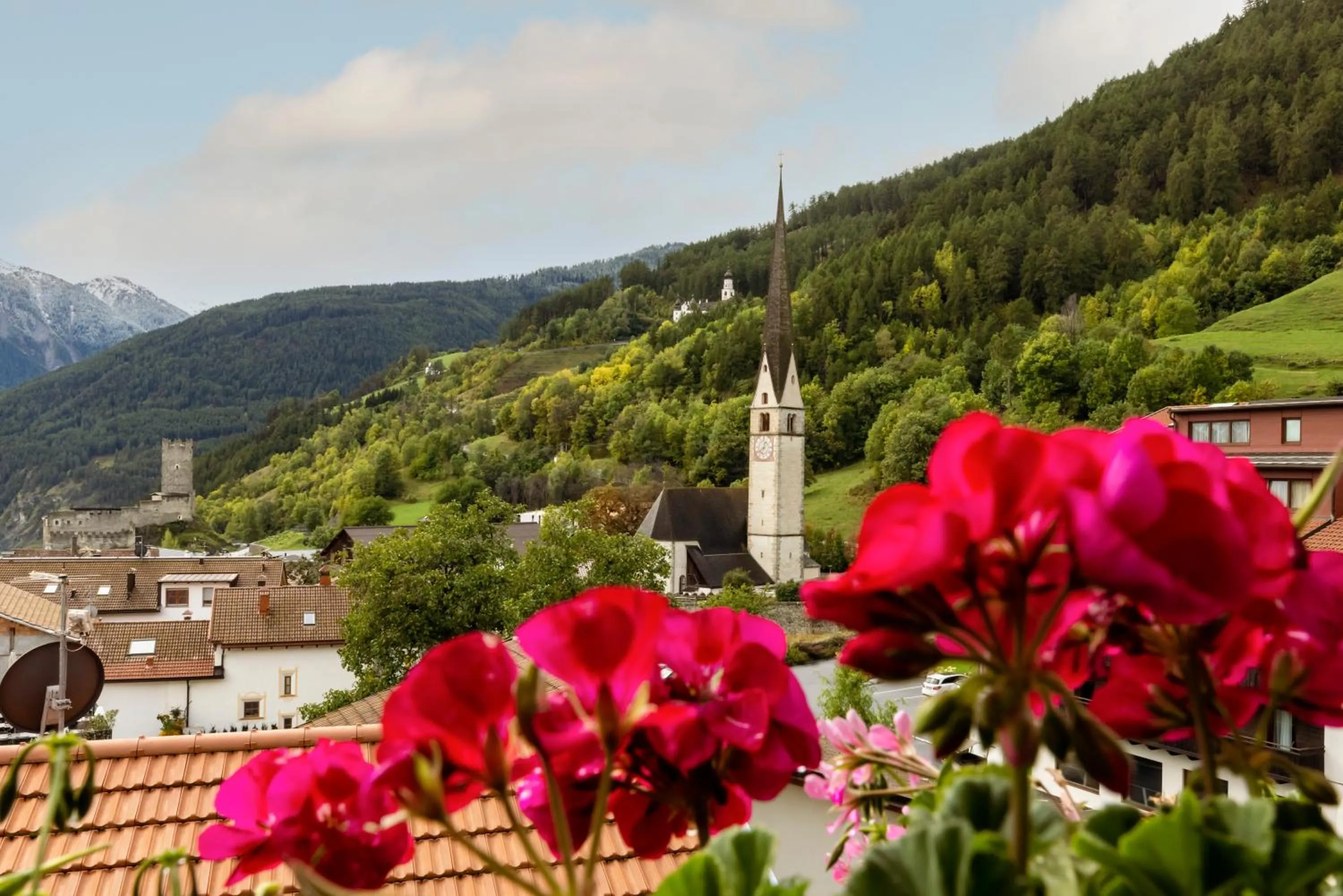 Mountain view in Pension Florian