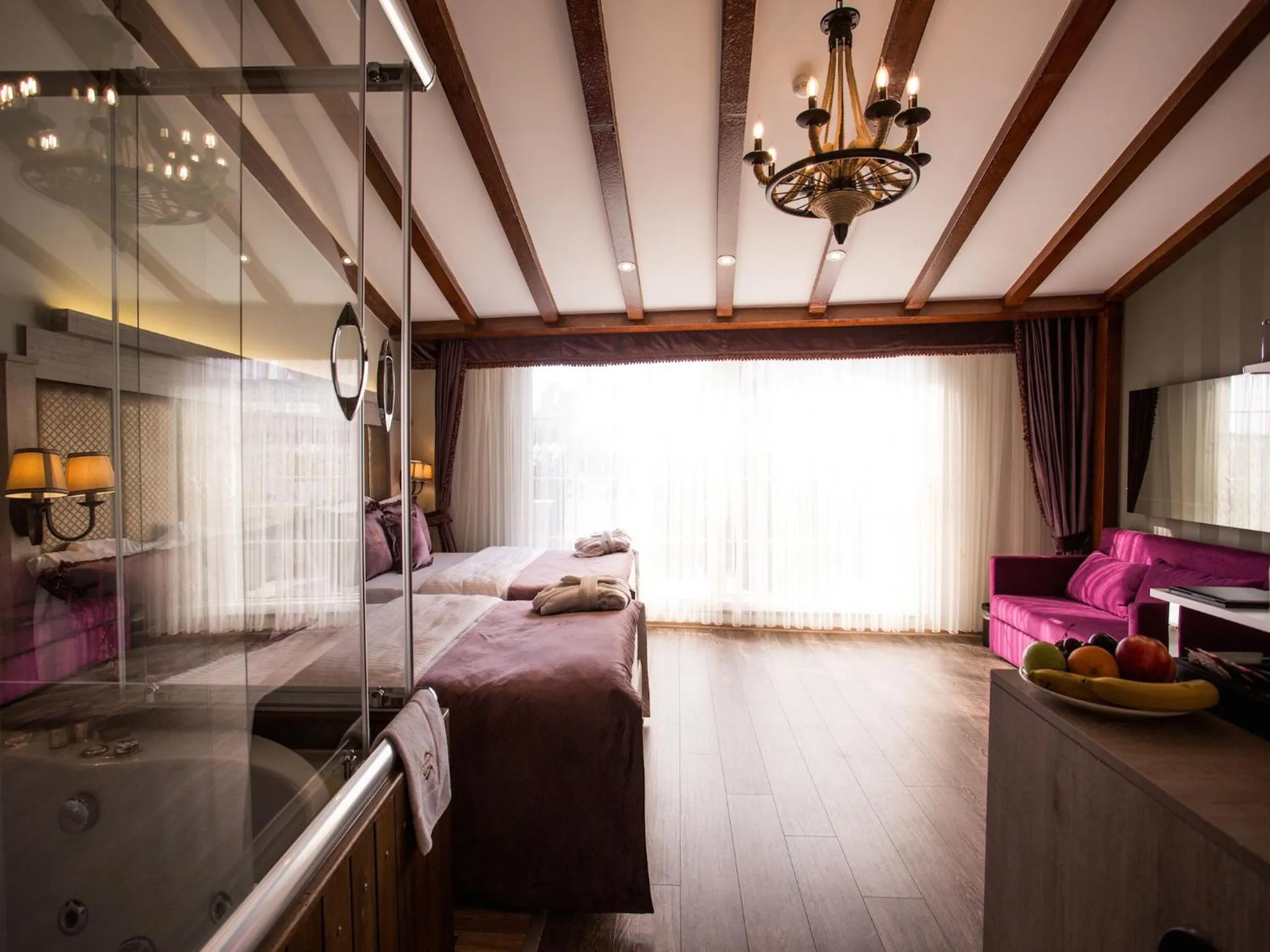 TV and multimedia, Bed in Bonne Sante Hotel