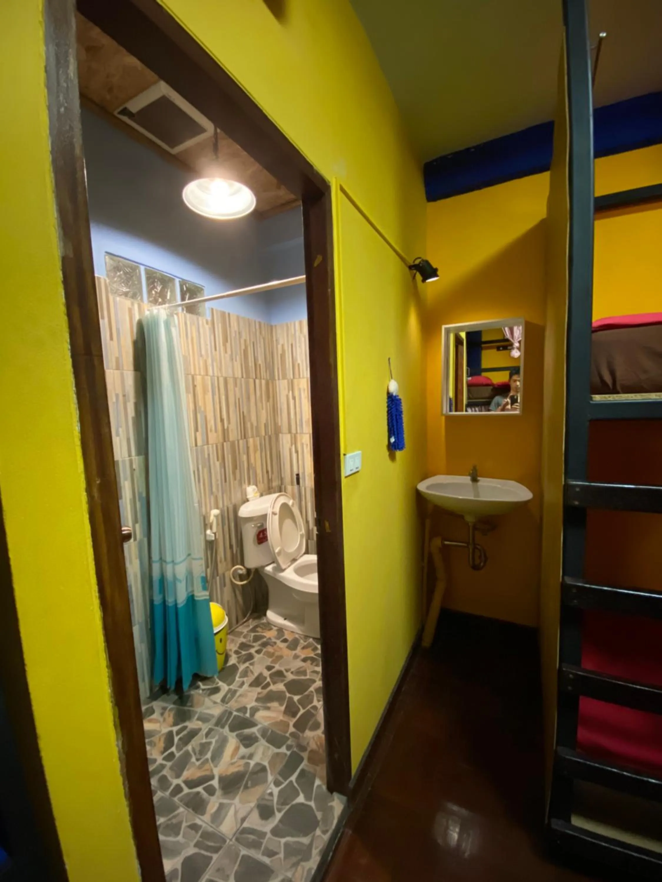 Bed in At Home Hostel, Pak Chong