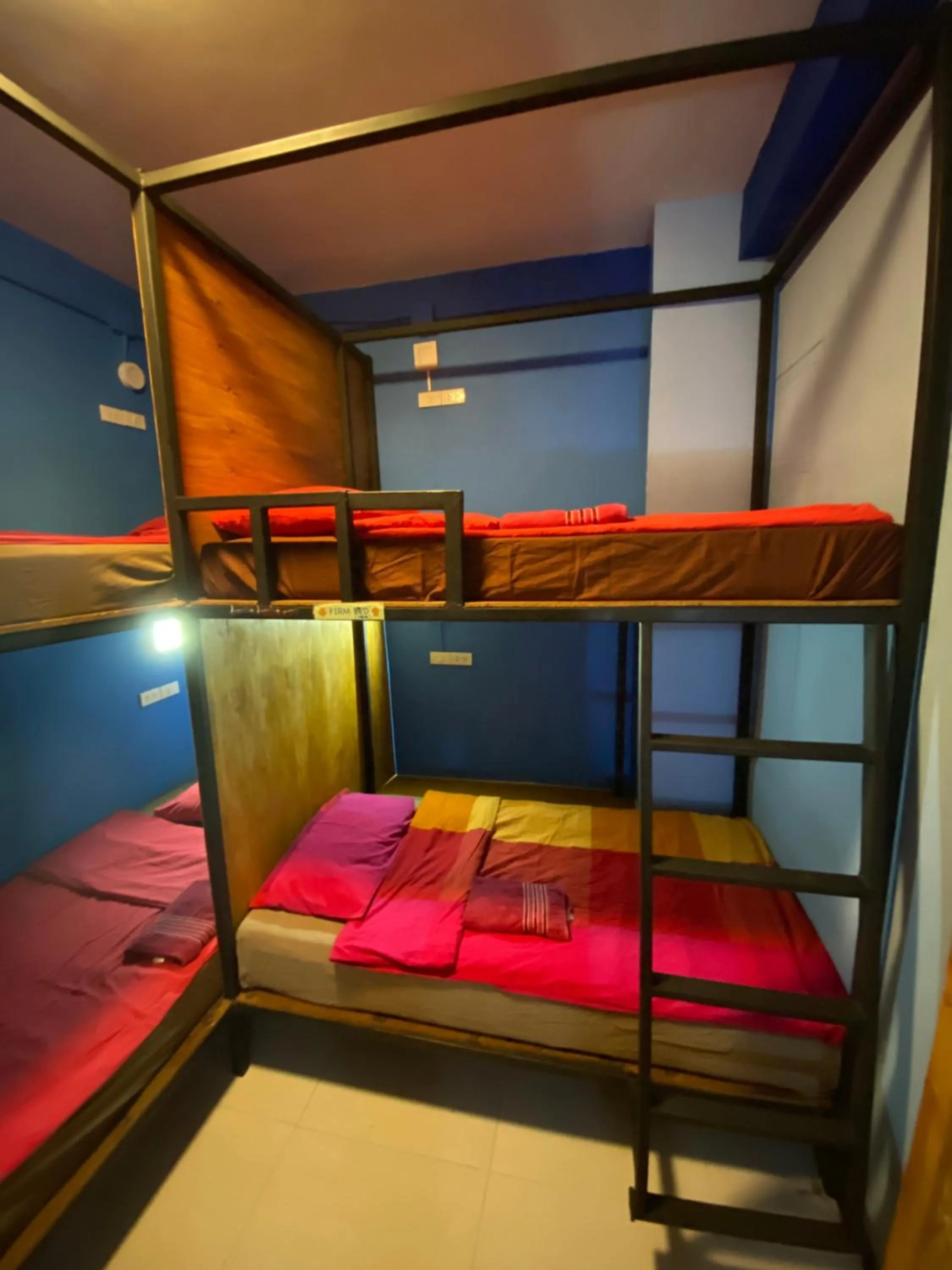 Bed in At Home Hostel, Pak Chong