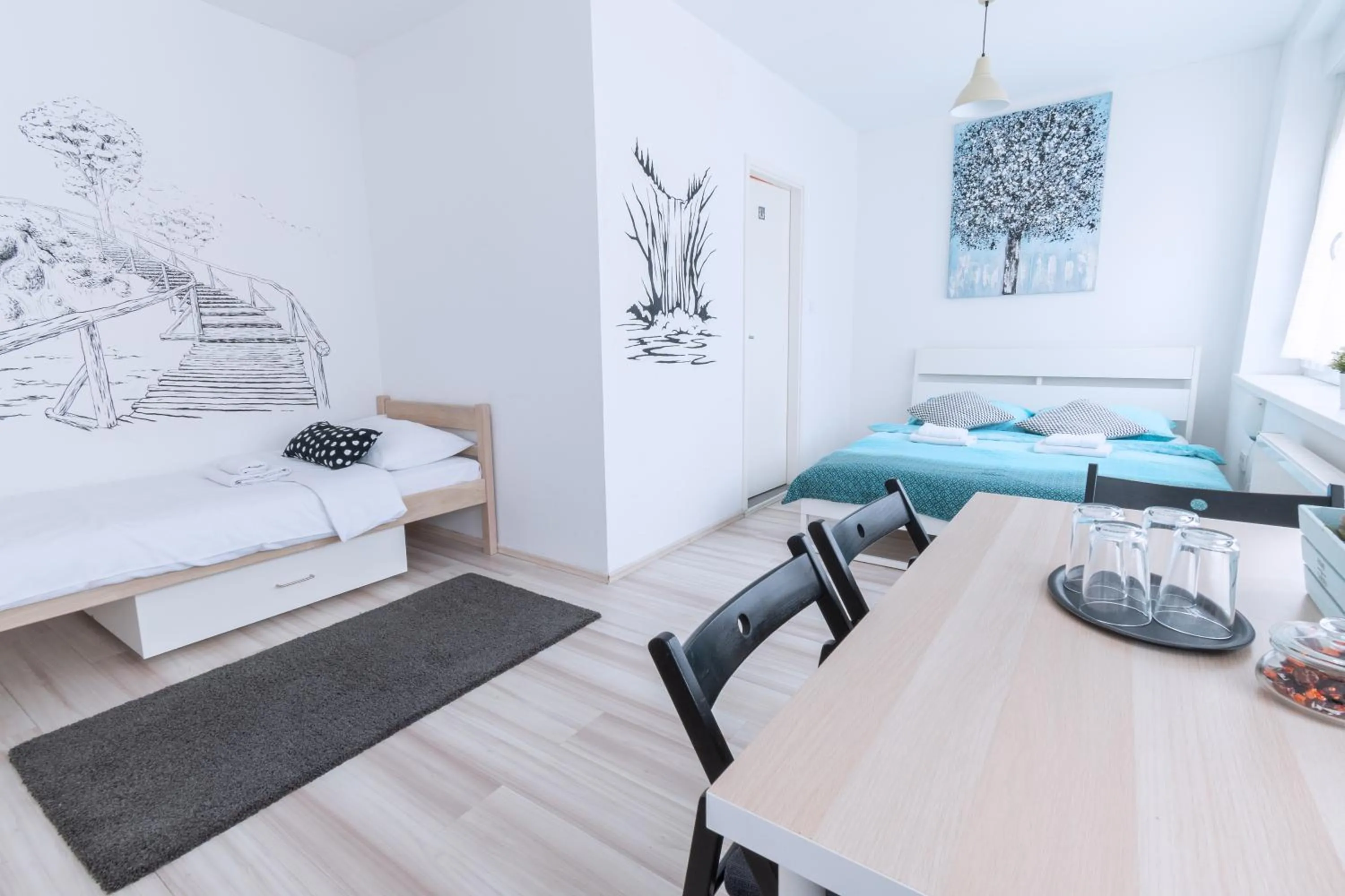 Photo of the whole room in The Dots Hostel