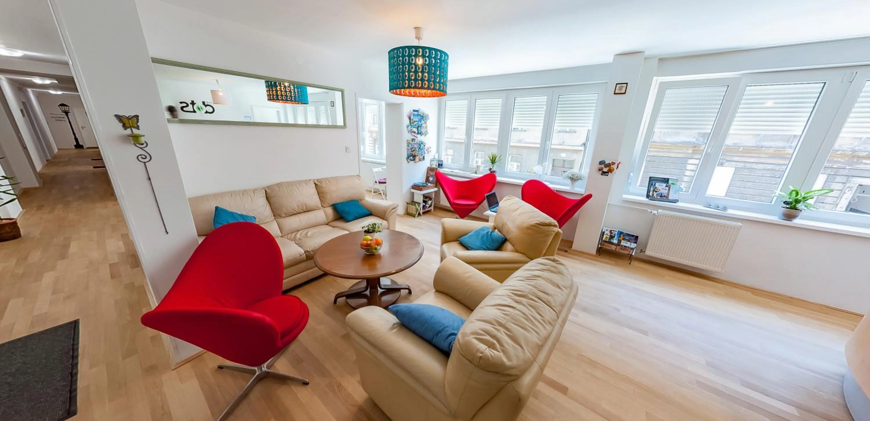 Lobby or reception in The Dots Hostel