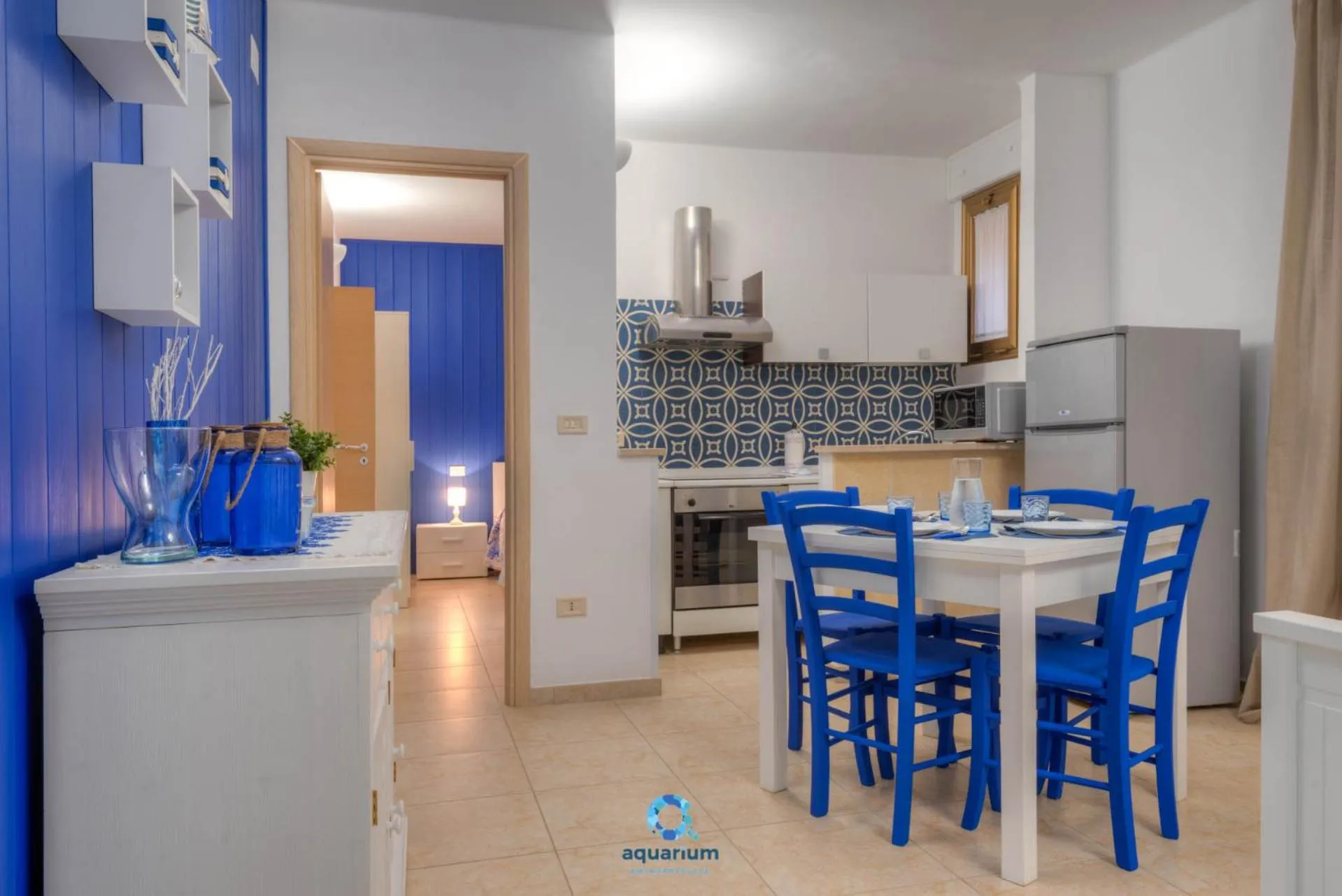 Living room in Aquarium Residence