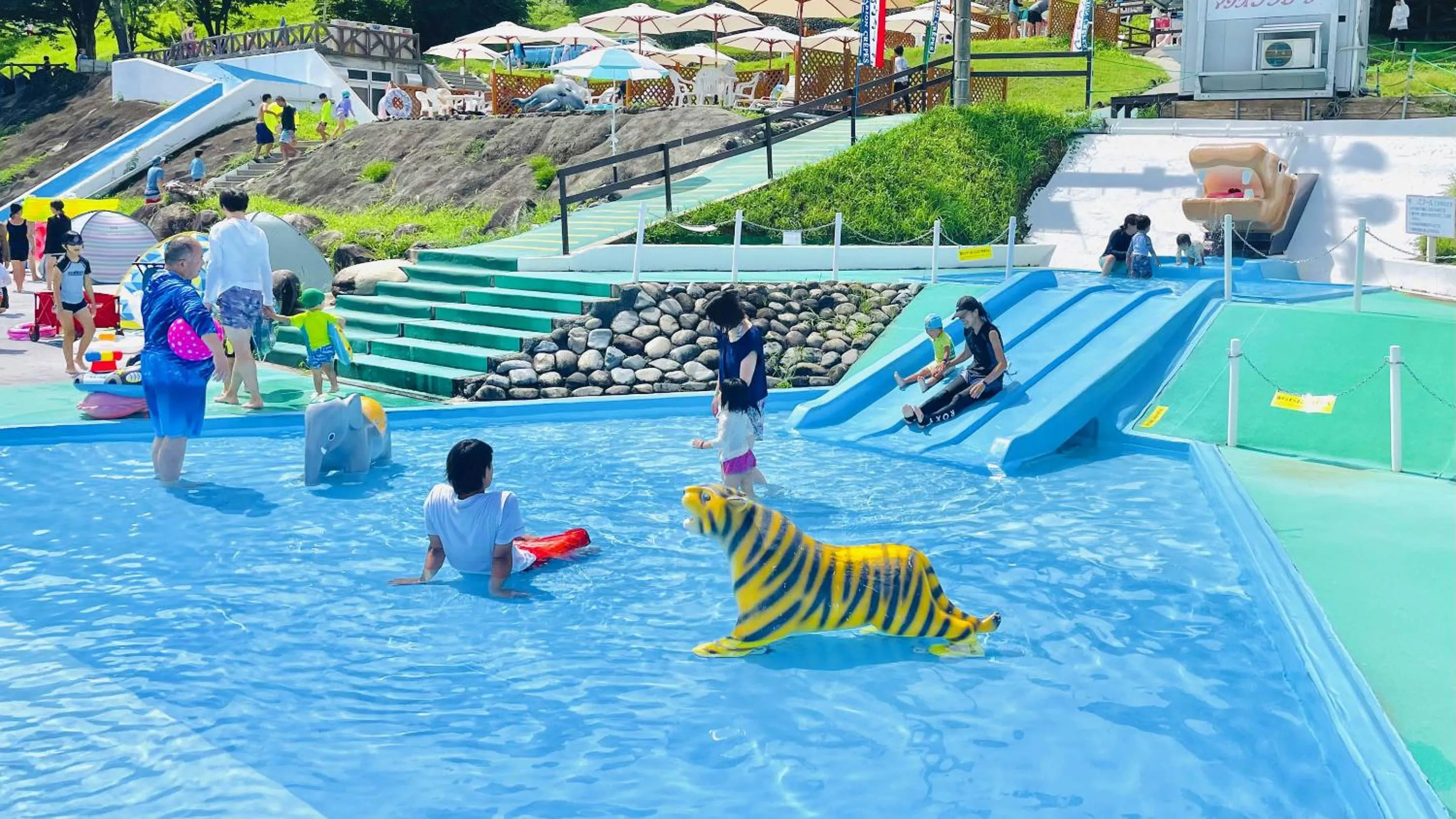 Swimming pool in Hotel Green Plaza Joetsu