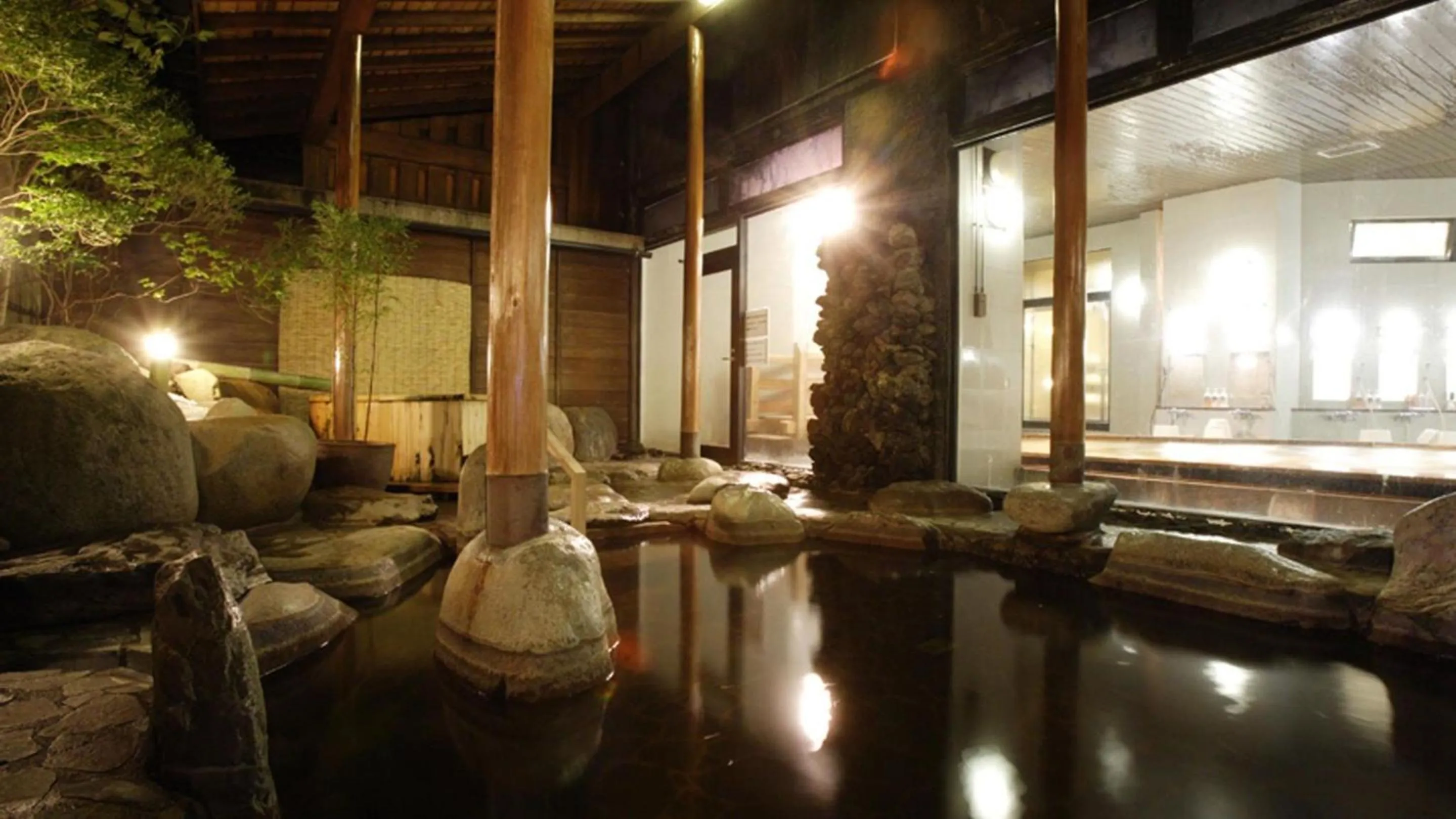 Hot Spring Bath in Hotel Green Plaza Joetsu
