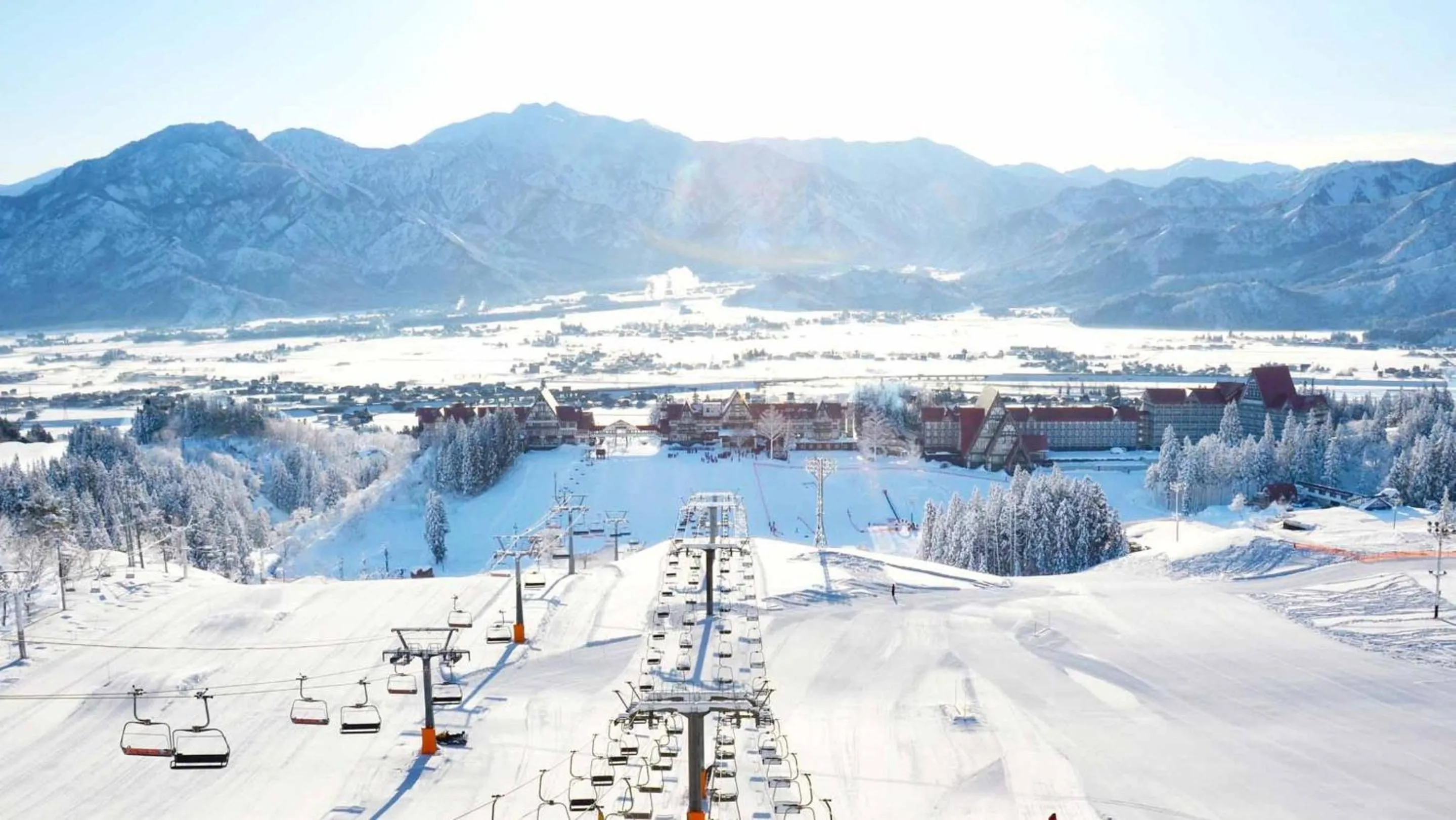Skiing in Hotel Green Plaza Joetsu