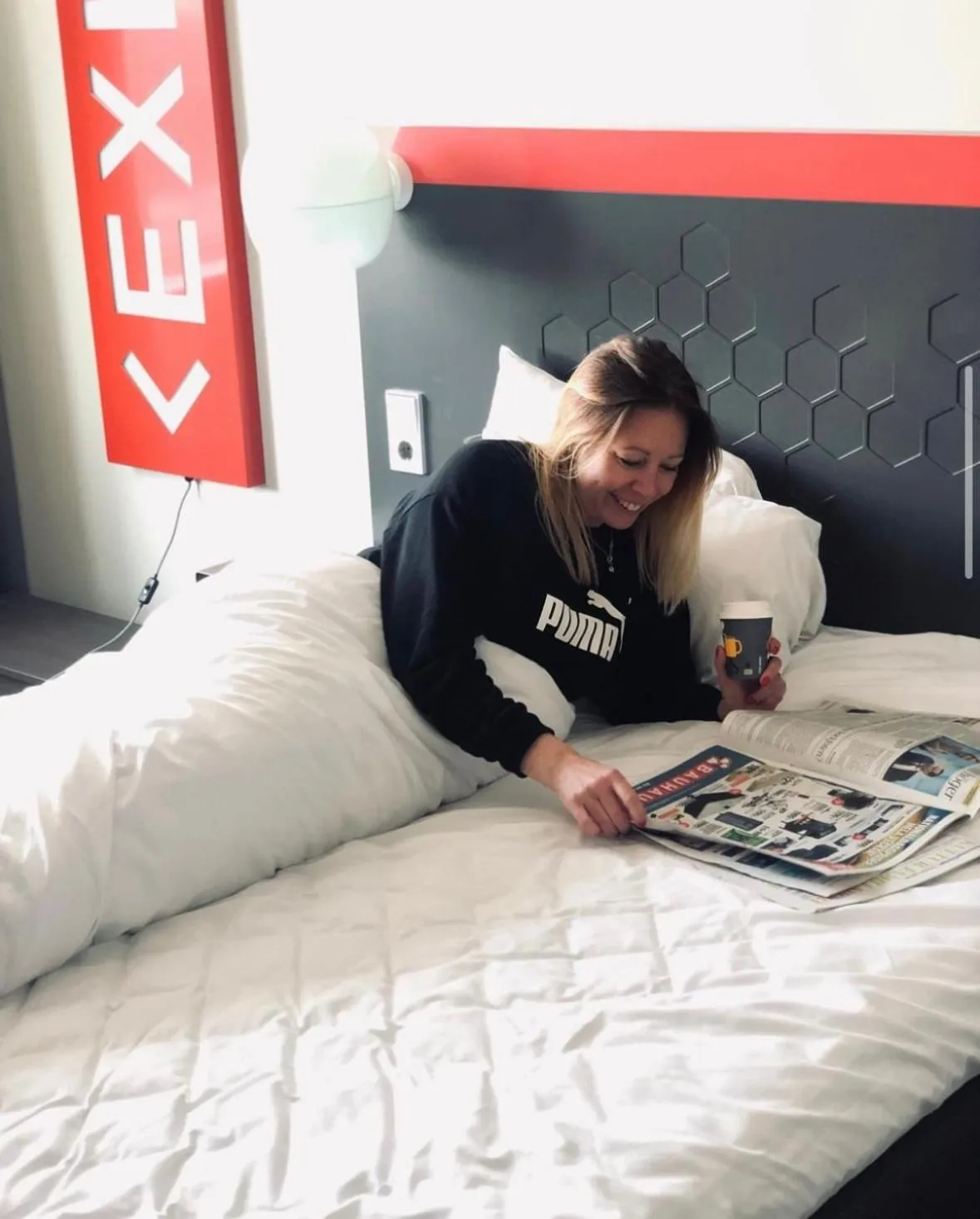 Bed in Comfort Hotel Norrköping