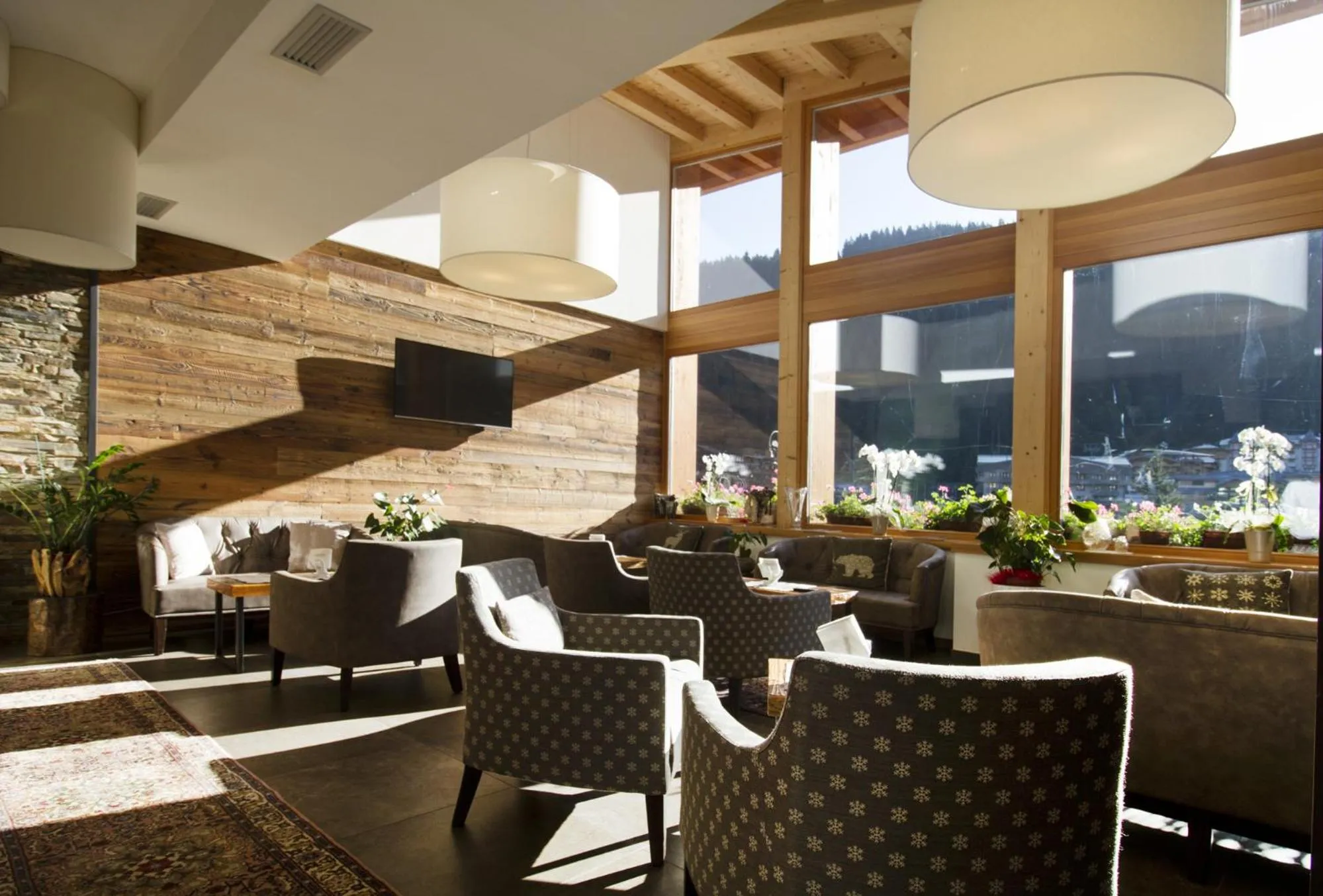 Lounge or bar in Hotel Garnì Caminetto