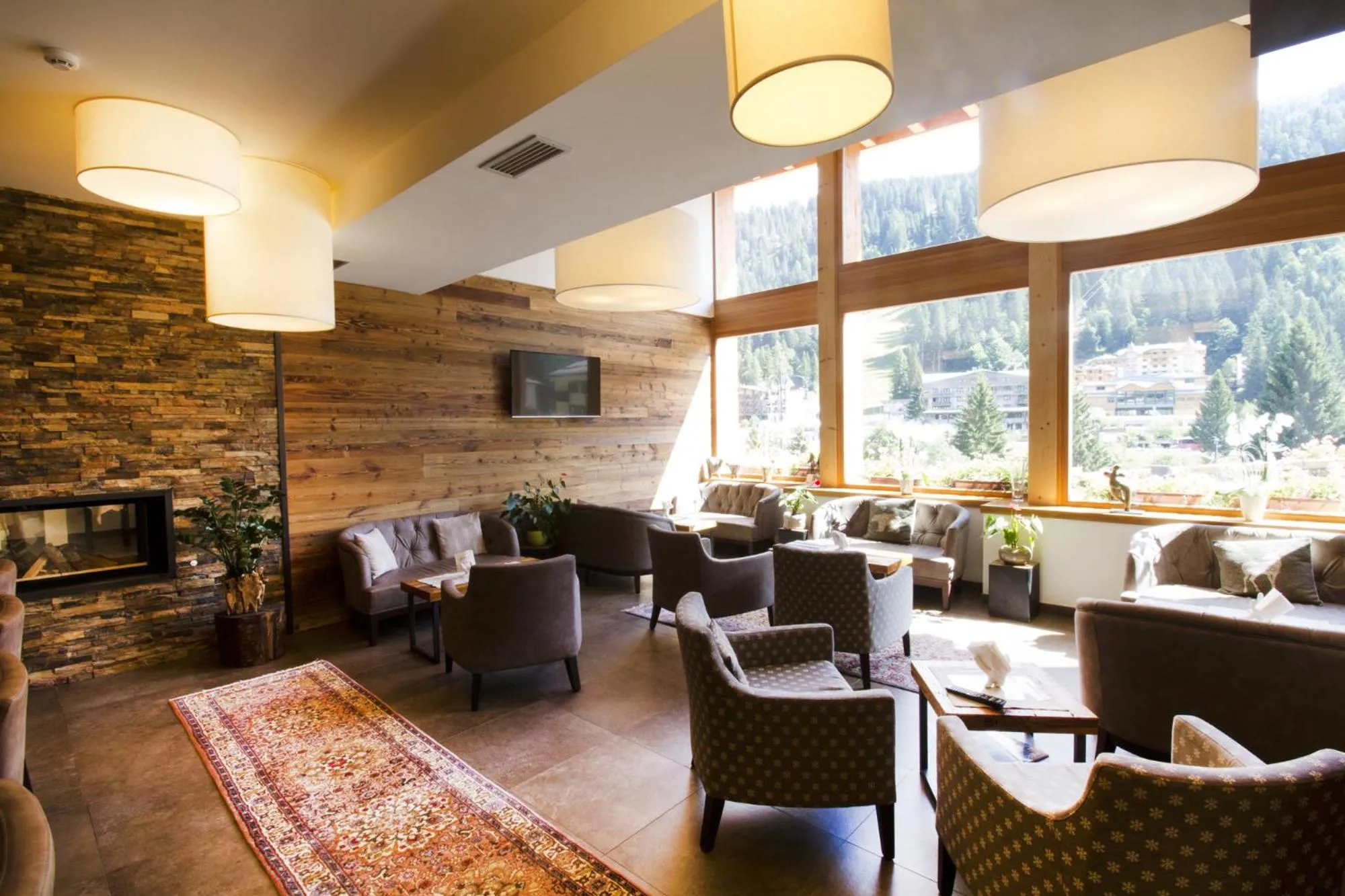 Lounge or bar in Hotel Garnì Caminetto