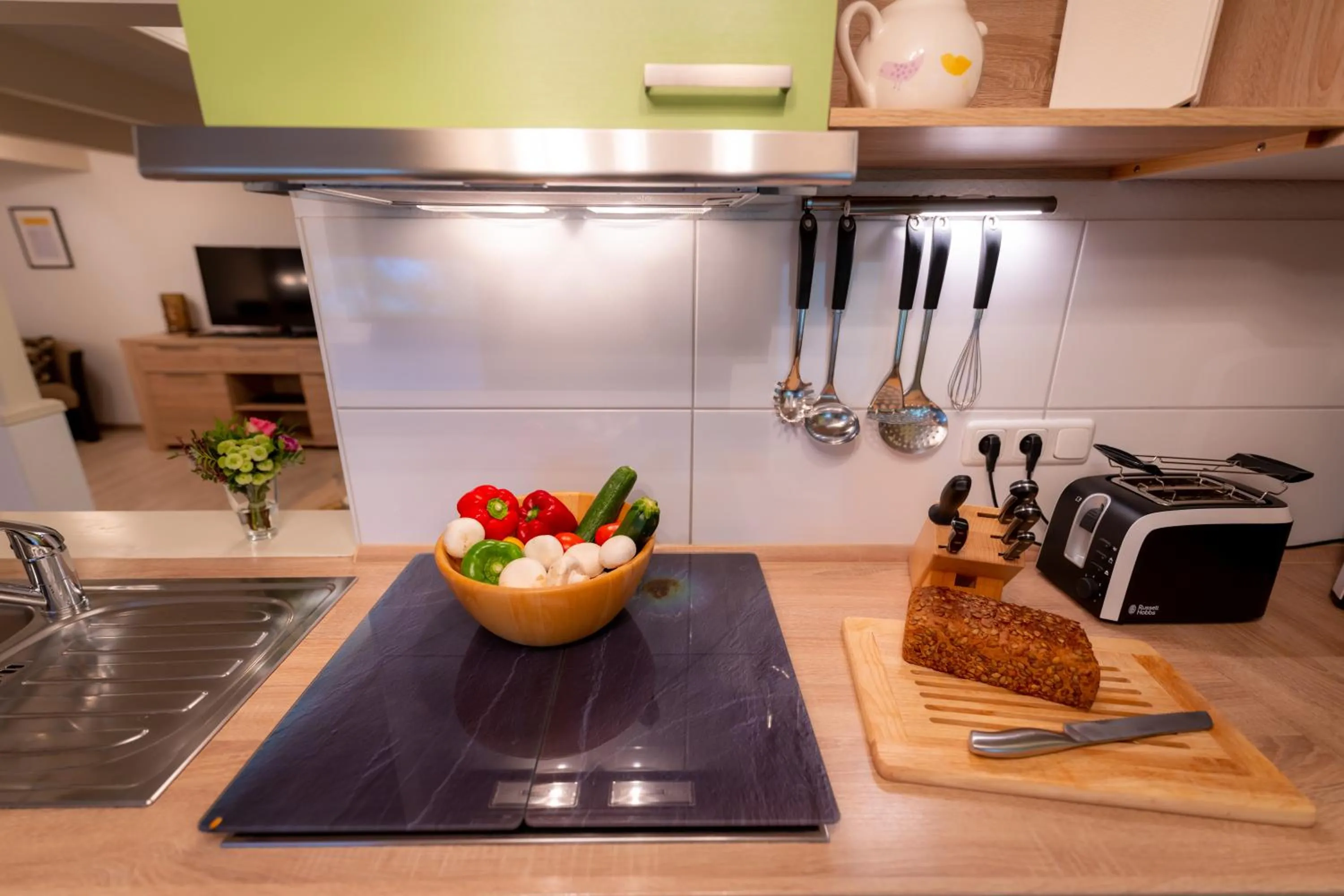 Kitchen or kitchenette in Alpaka - & Ferienhof Neukämper